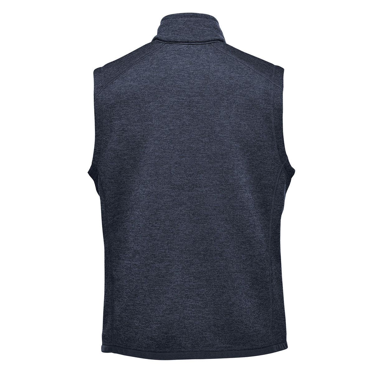 Stormtech Mens Avalante Knitted Heather Full Zip Gilet Navy - Image 2