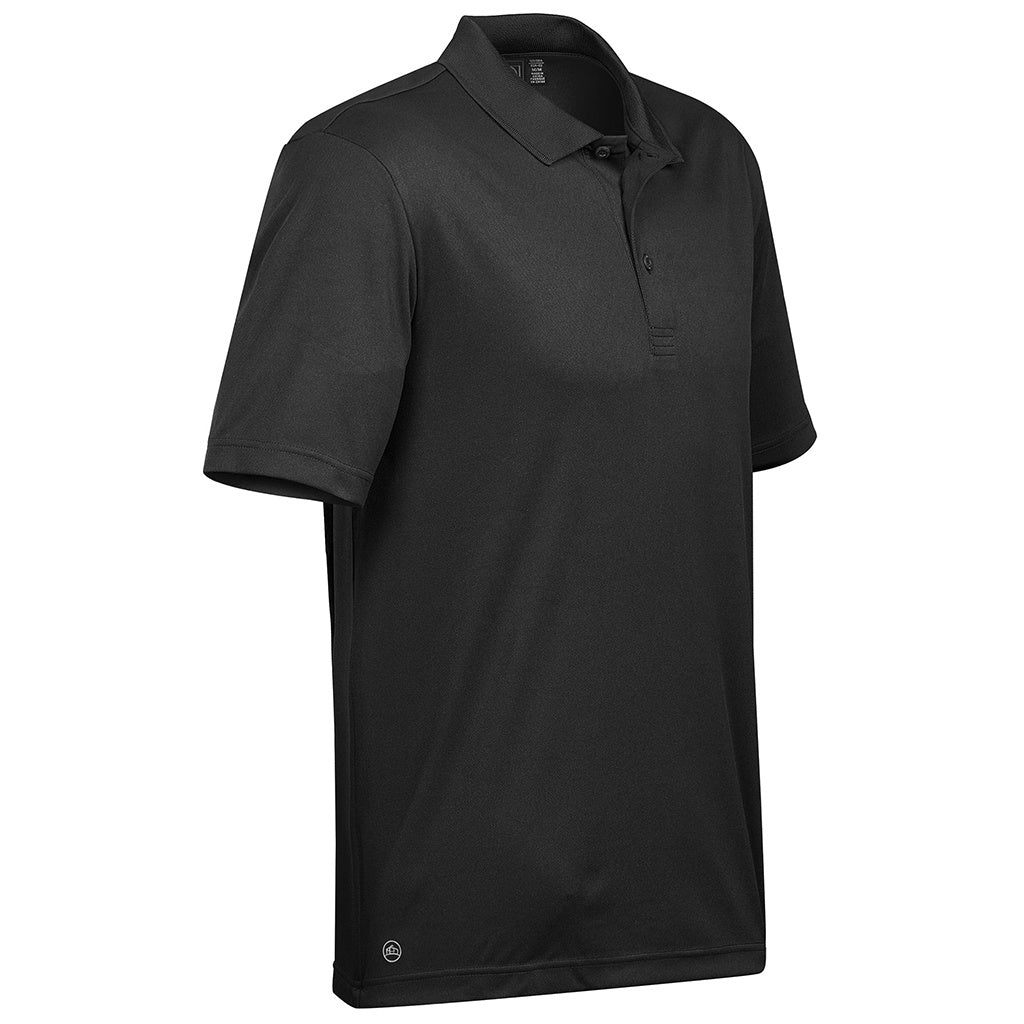 Stormtech Mens Eclipse PiquÃ© Polo Shirt Black - Image 3