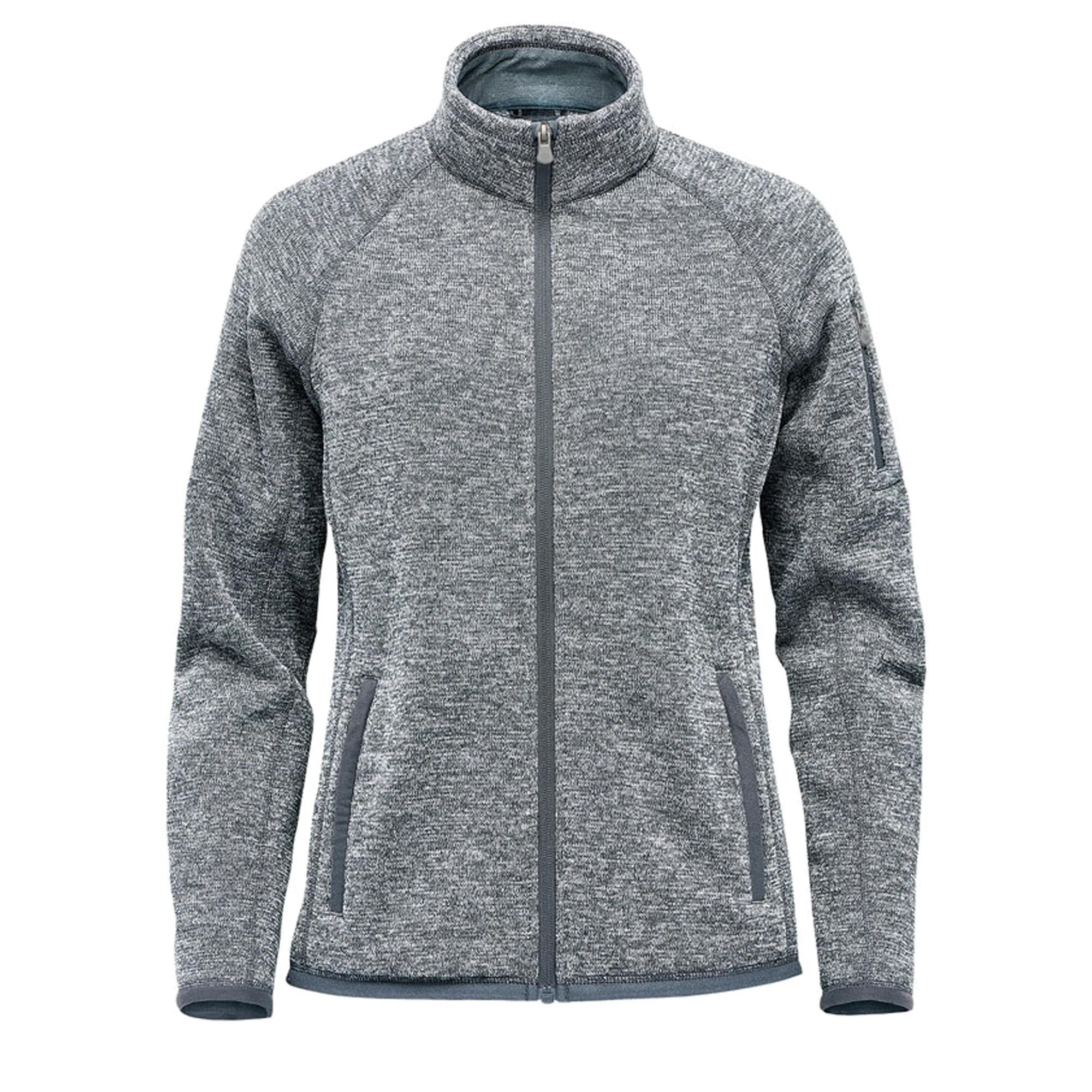 Stormtech Womens Avalante Heather Full Zip Fleece Jacket Granite