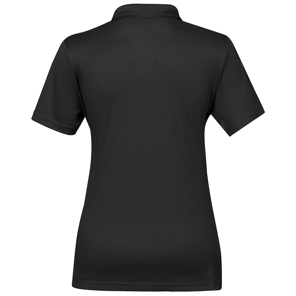 Stormtech Womens Eclipse PiquÃ© Polo Shirt Black - Image 2