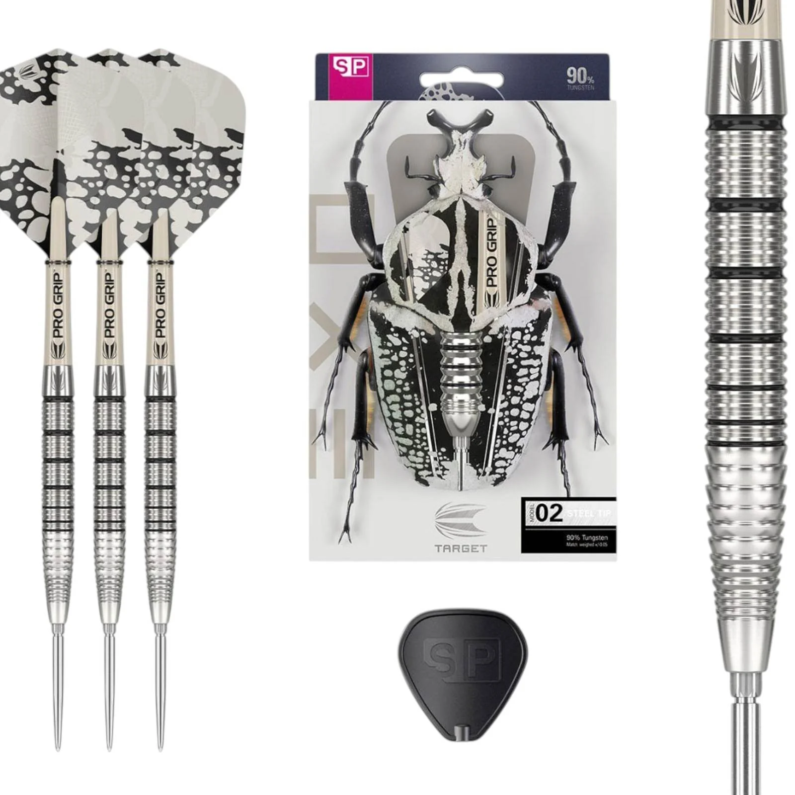 Target Darts Exo 02 SP 90% Tungsten 24G Steel Tip Dart