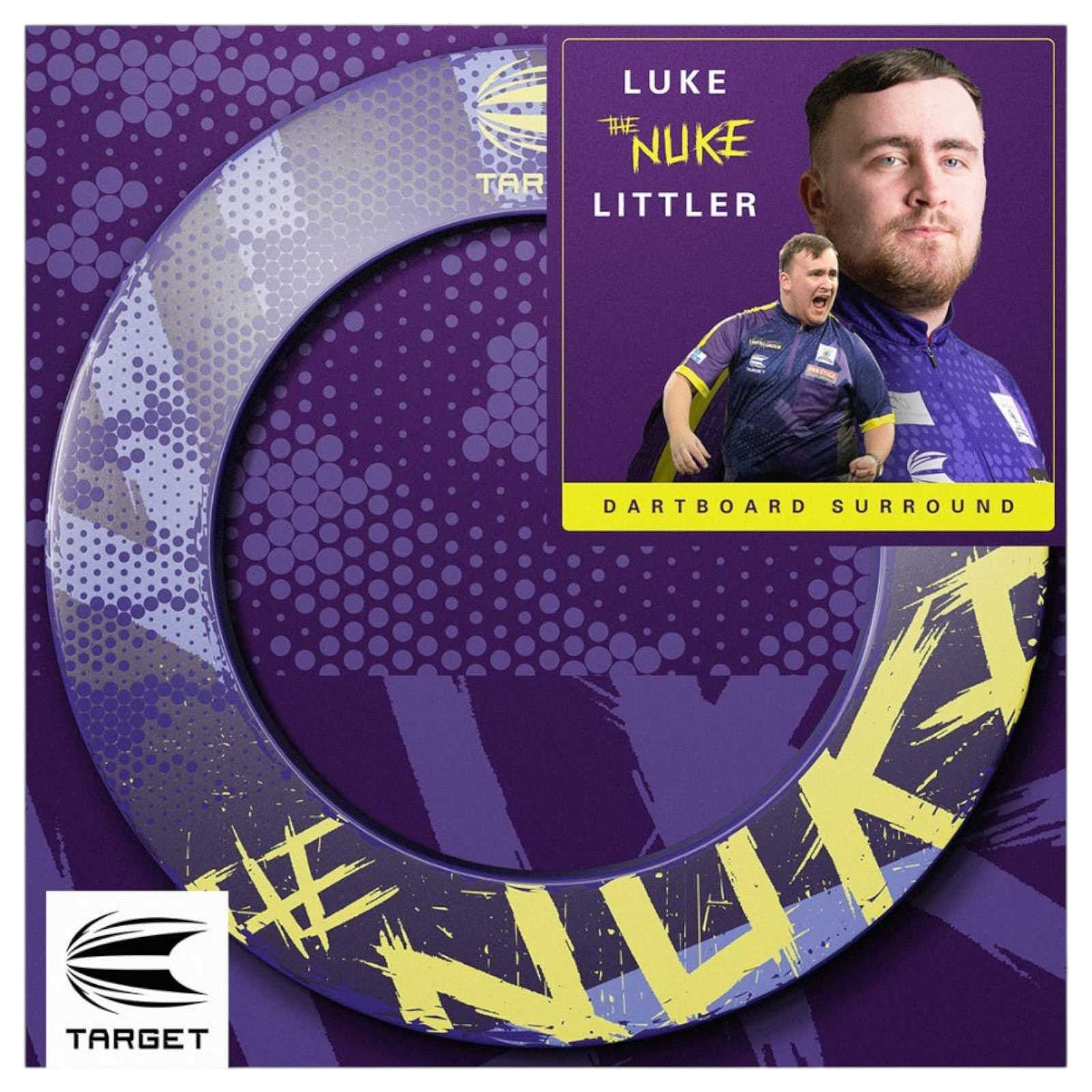 Target Luke Littler 'The Nuke' Dartboard Surround - Image 2