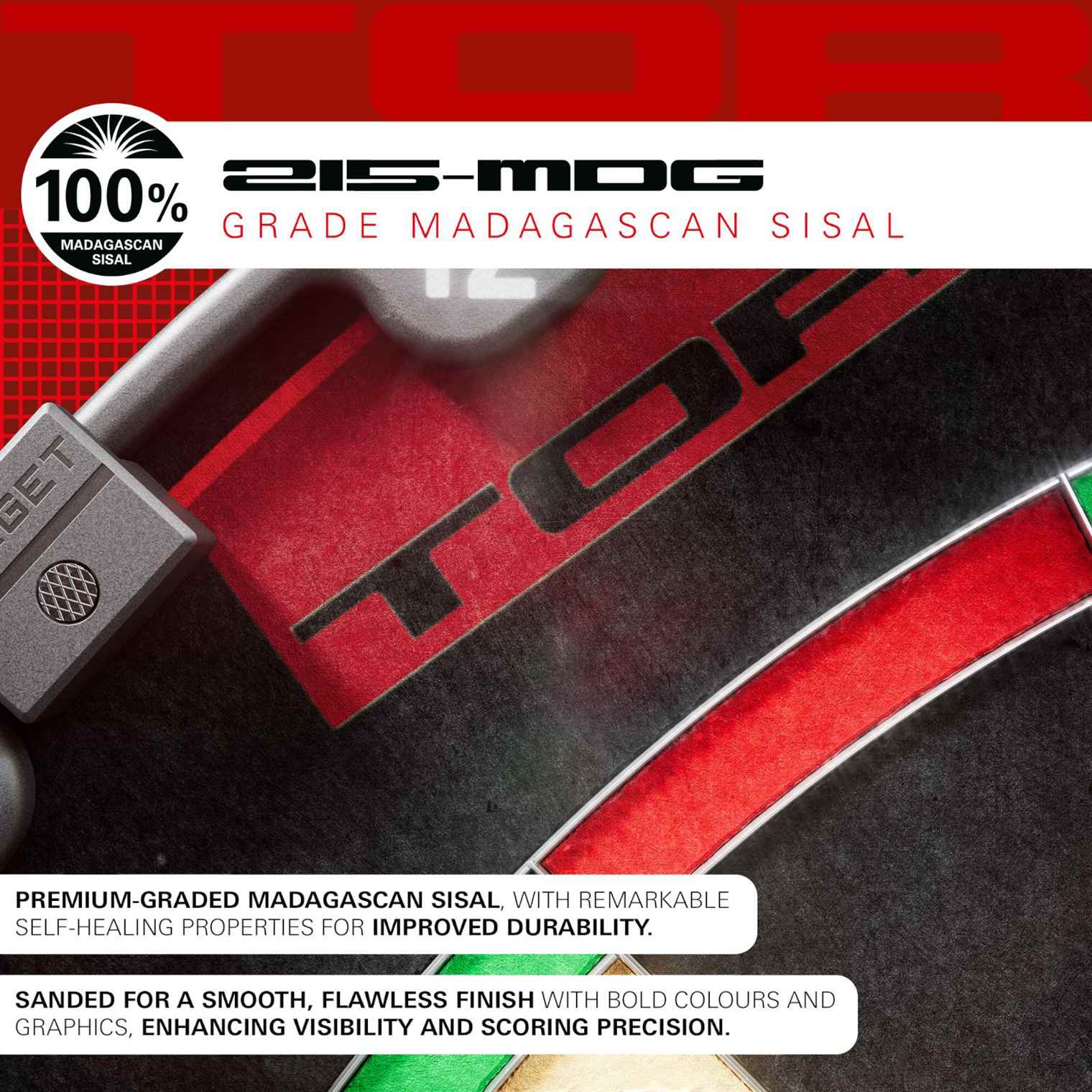 Target Darts WDF Approved TOR Dartboard - Image 3