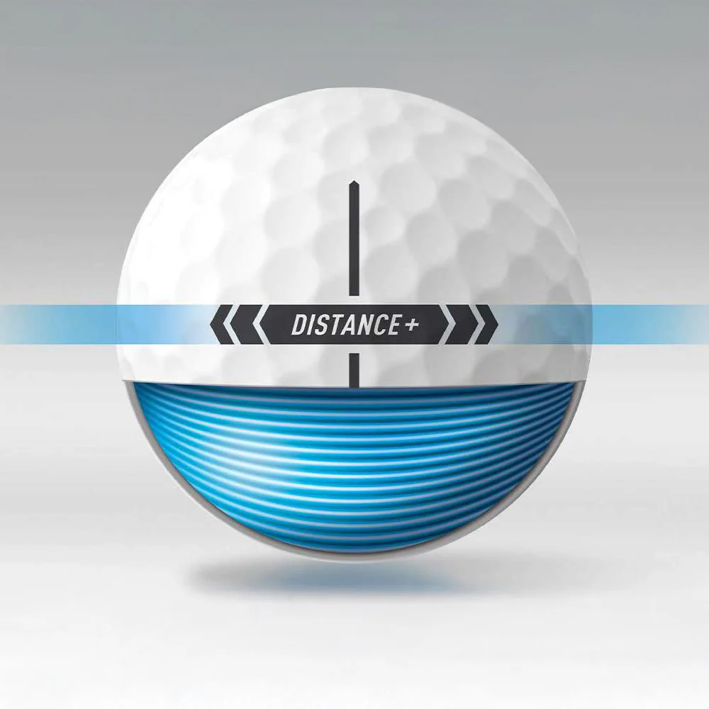 Taylormade Distance Plus 2025 Golf Balls White - Image 3