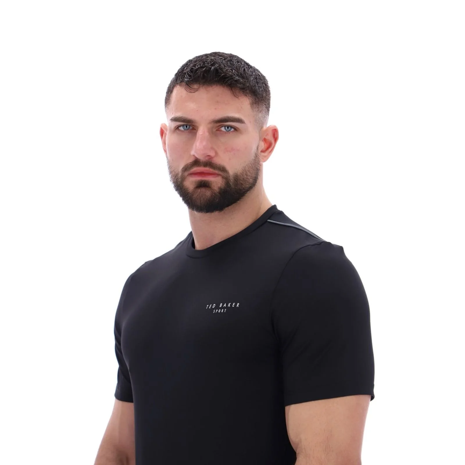 Ted Baker Sport Mens SAM Aeroflow Running T-Shirt Black - Image 5