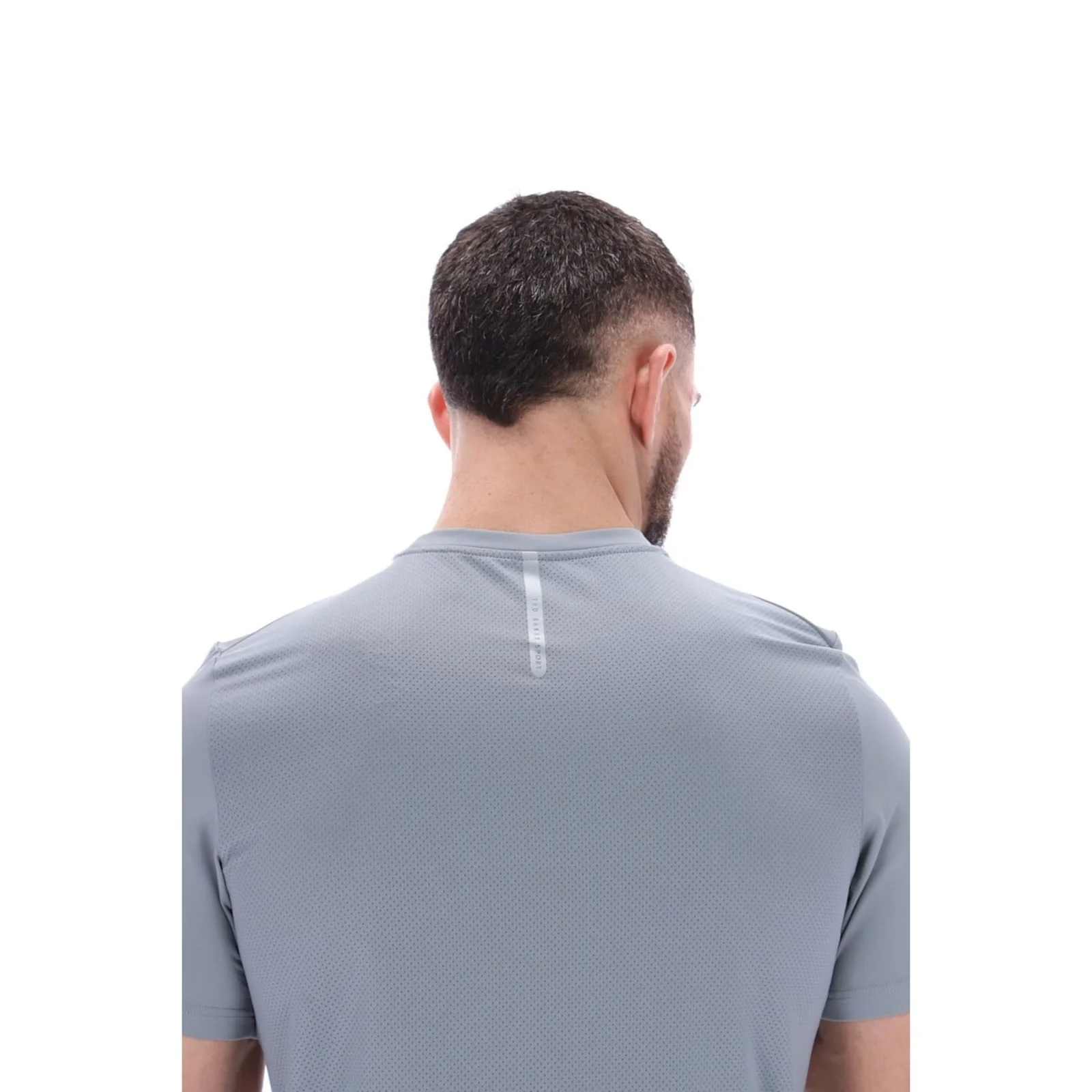 Ted Baker Sport Mens SAM Aeroflow Running T-Shirt Grey - Image 6