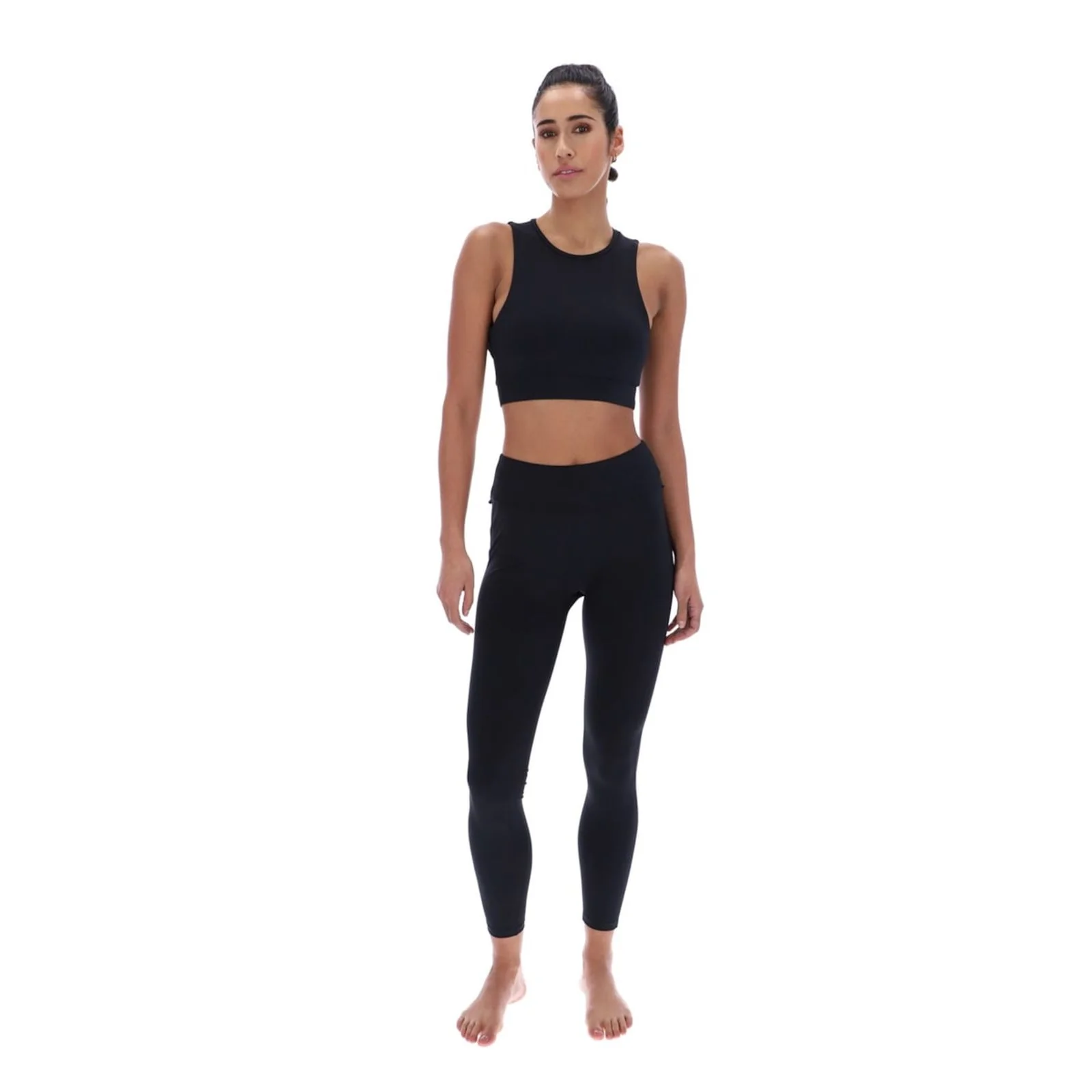 Ted Baker Sport Womens ARIA Ruffle Yoga Bra Black - Image 3