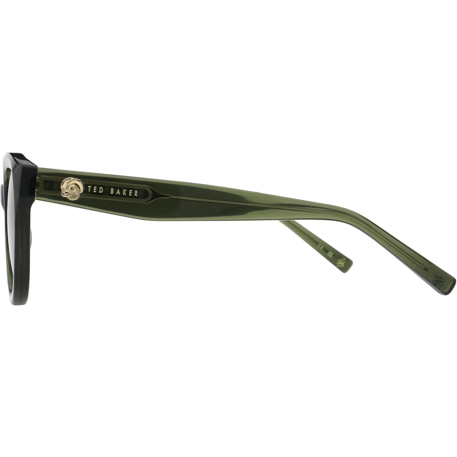 Ted Baker Unisex Daliah Sunglasses Crystal Khaki - Image 3