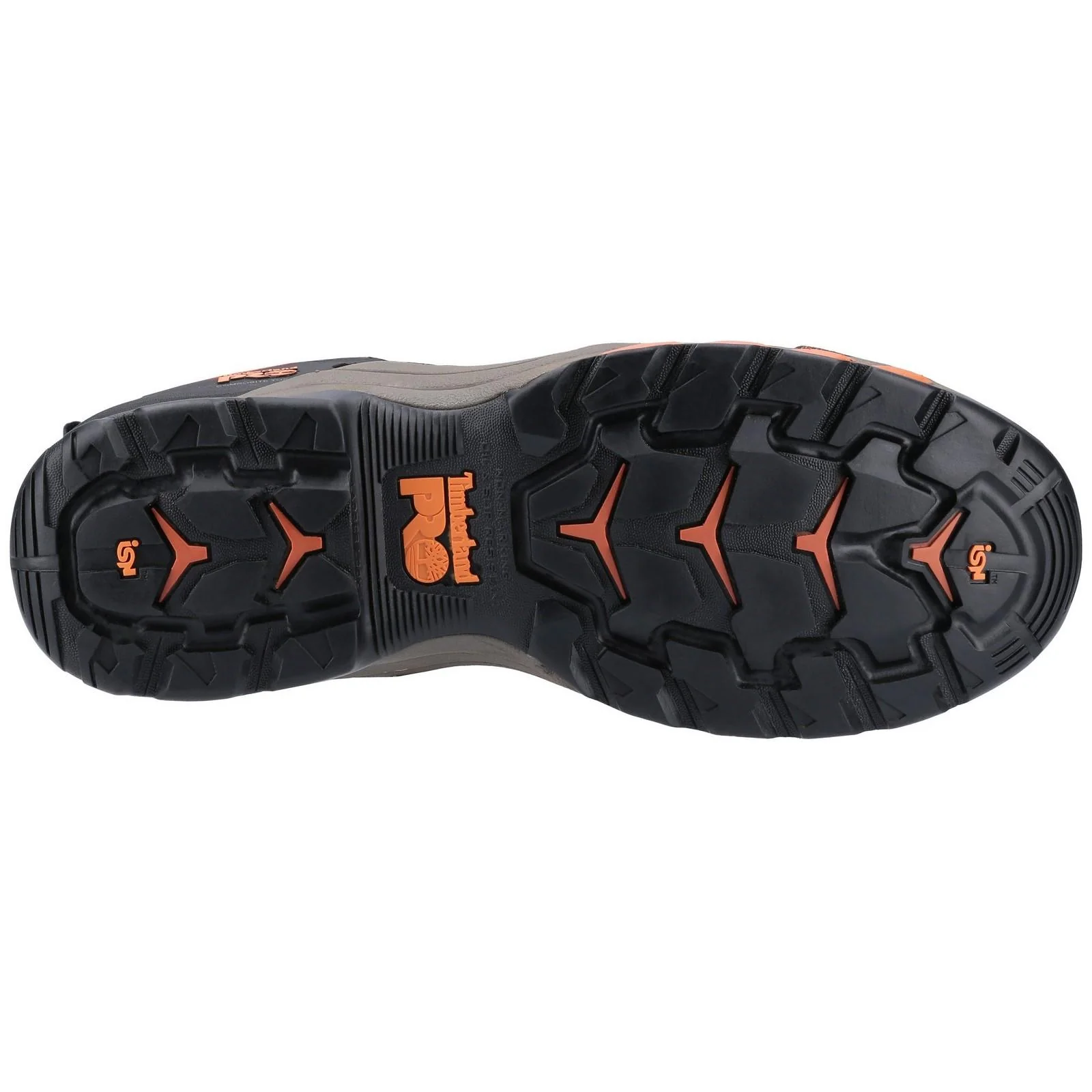 Timberland Pro Mens Hypercharge Composite Safety Toe Work Boot Brown/Orange - Image 2