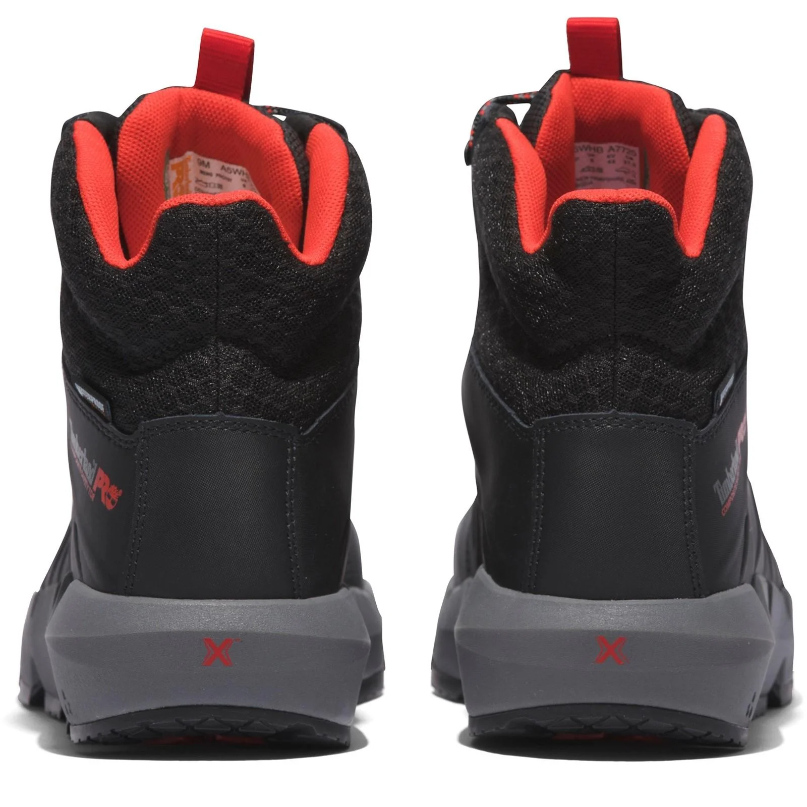 Timberland Pro Mens Morphix 6" Safety Boot Black/Red - Image 5