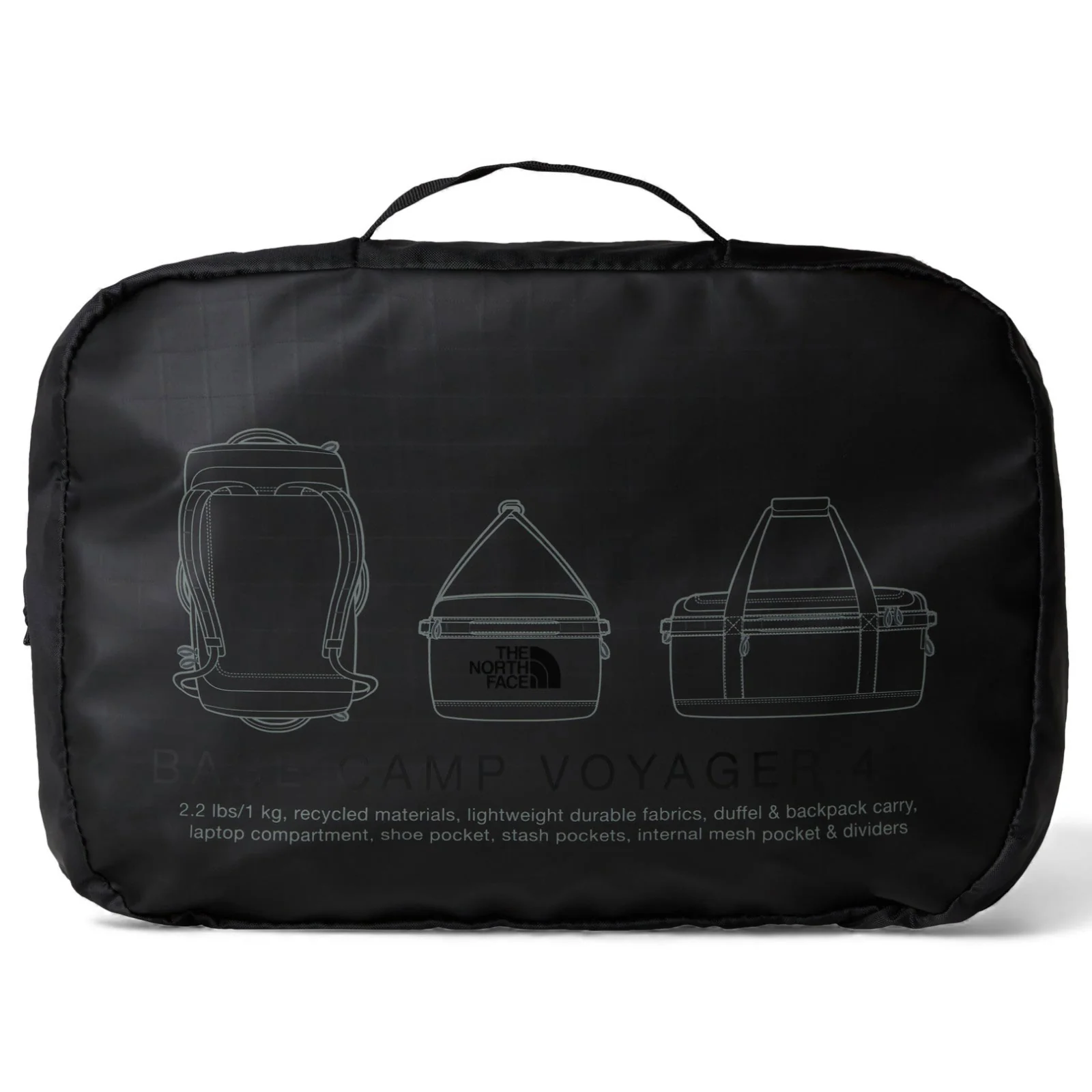 The North Face Base Camp Voyager Duffel Bag 42-Litre - Image 6