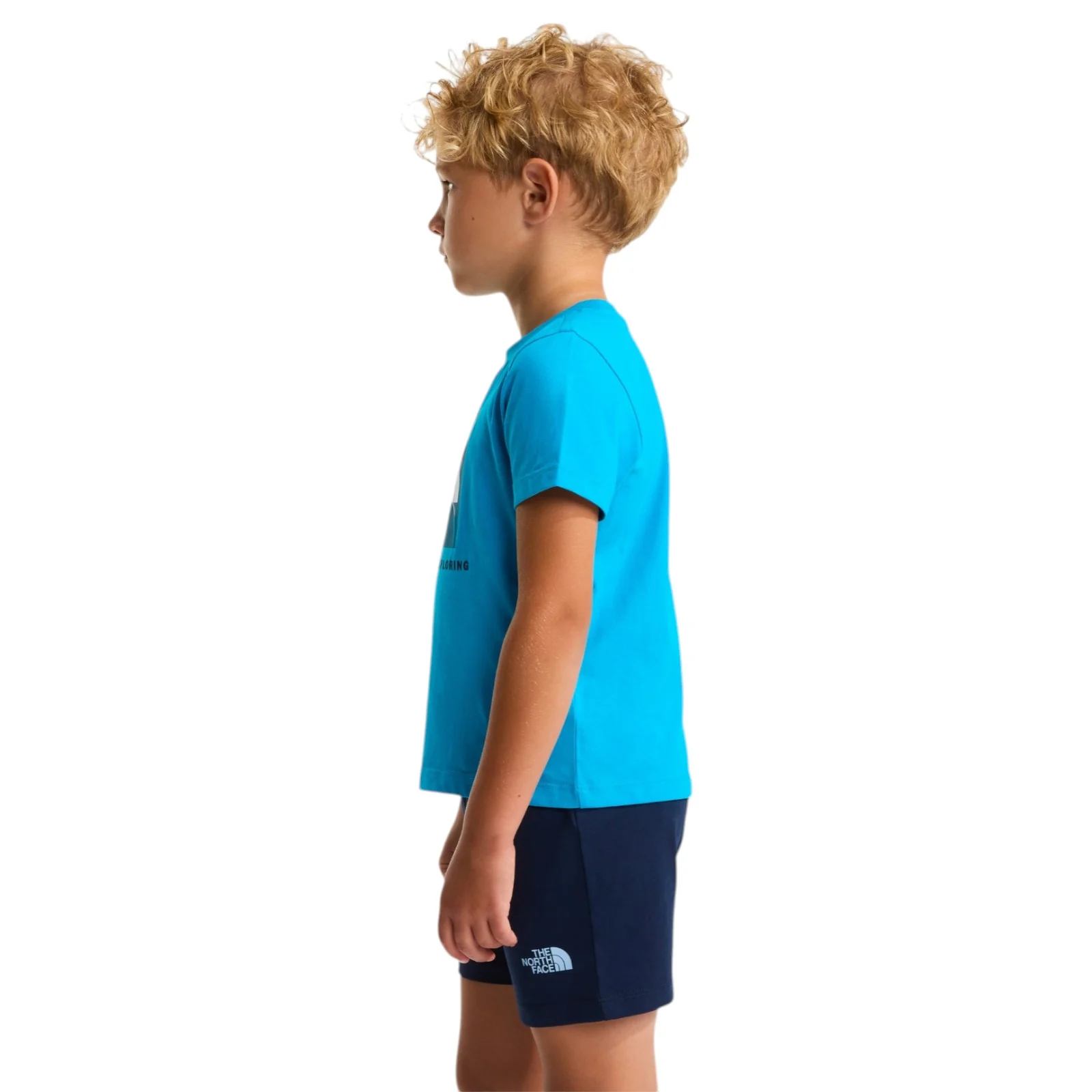 TNF Boys BOX NSE PLAY REG Short Set Blue - Image 3