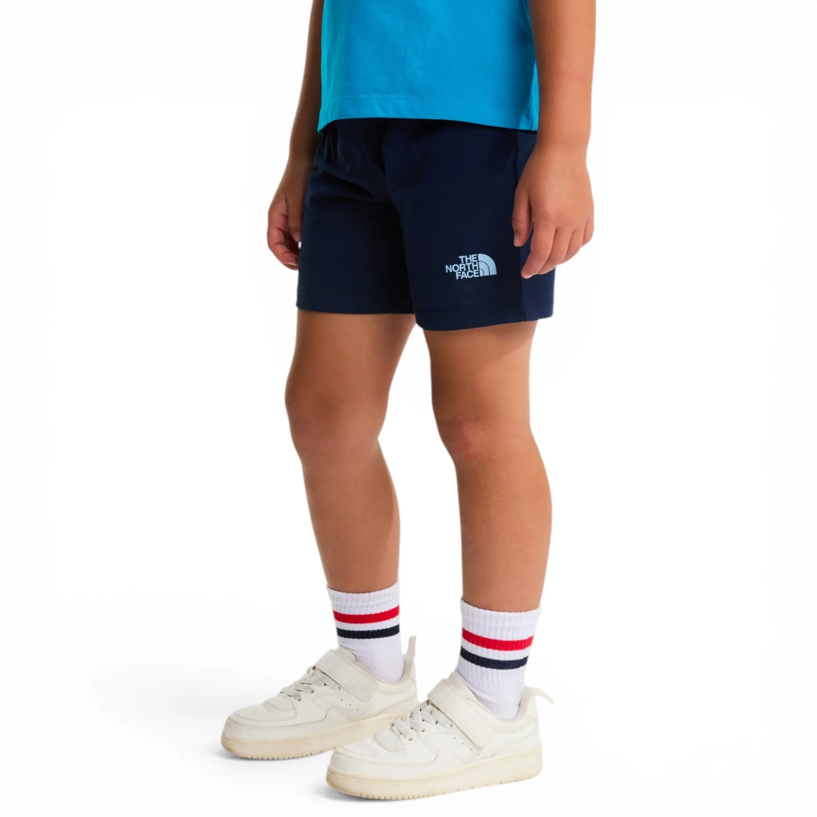 TNF Boys BOX NSE PLAY REG Short Set Blue - Image 4