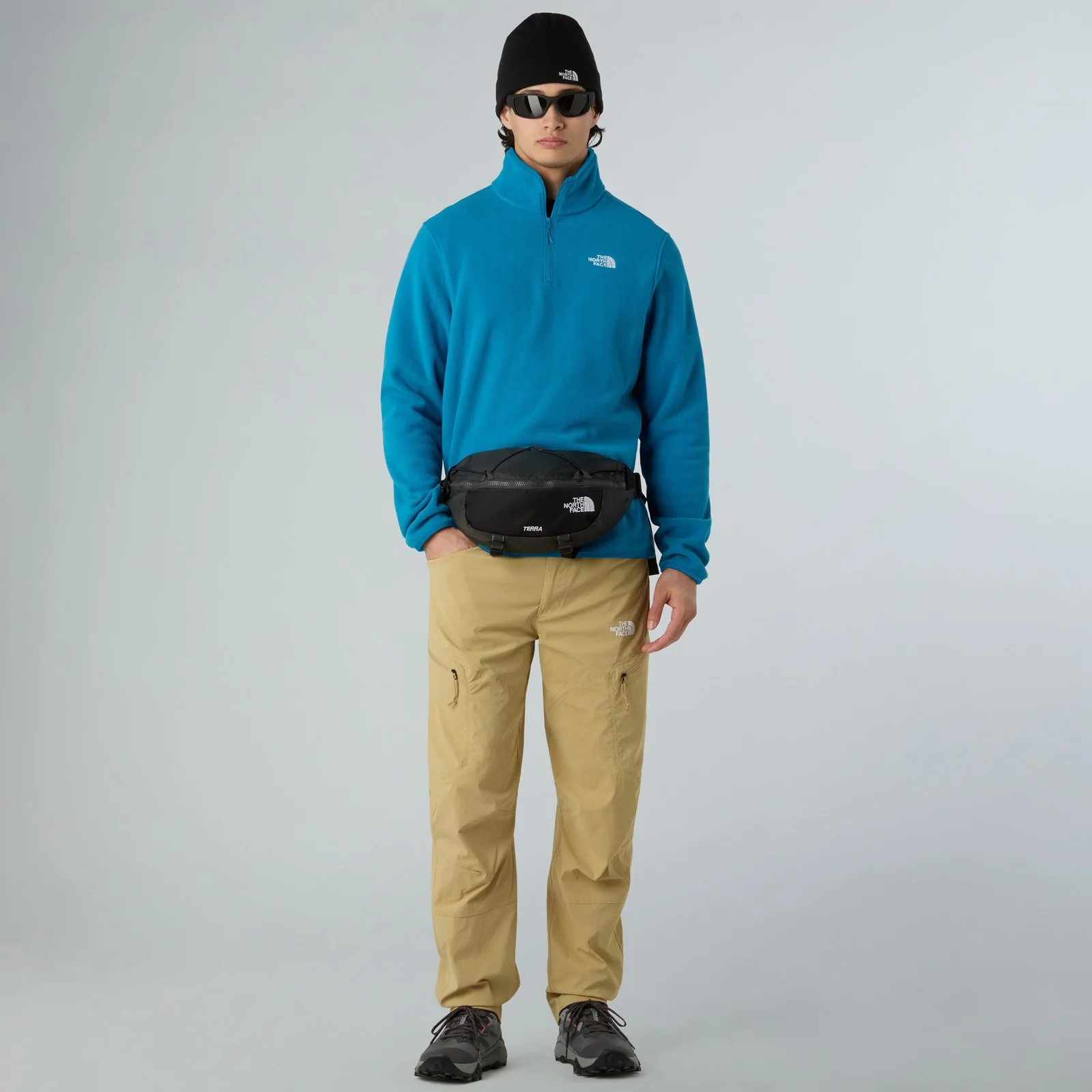 The North Face Glacier Mens Half-Zip Hiking Fleece Top - Image 5