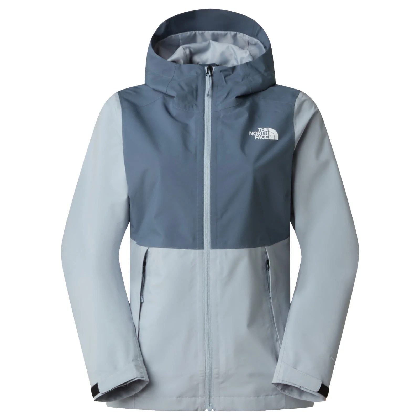 TNF Womens ODLES Rain Jacket Grey - Image 3