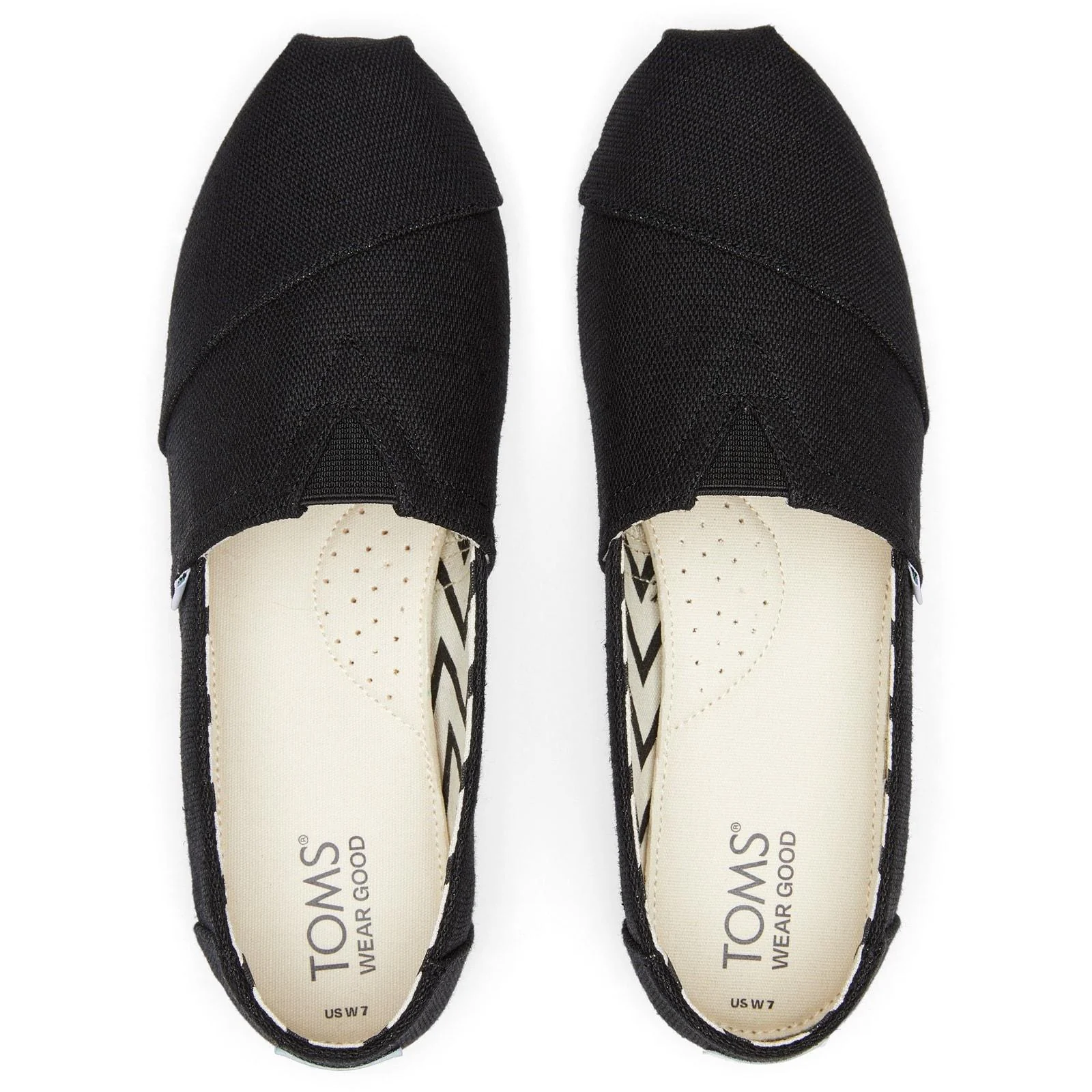 TOMS Womens Alpargata Classic Black - Image 2