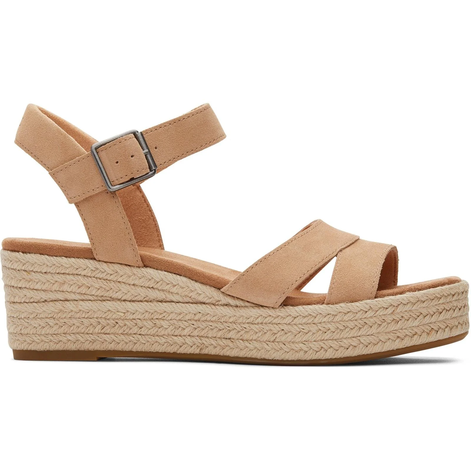 TOMS Womens Audrey Espadrille Honey