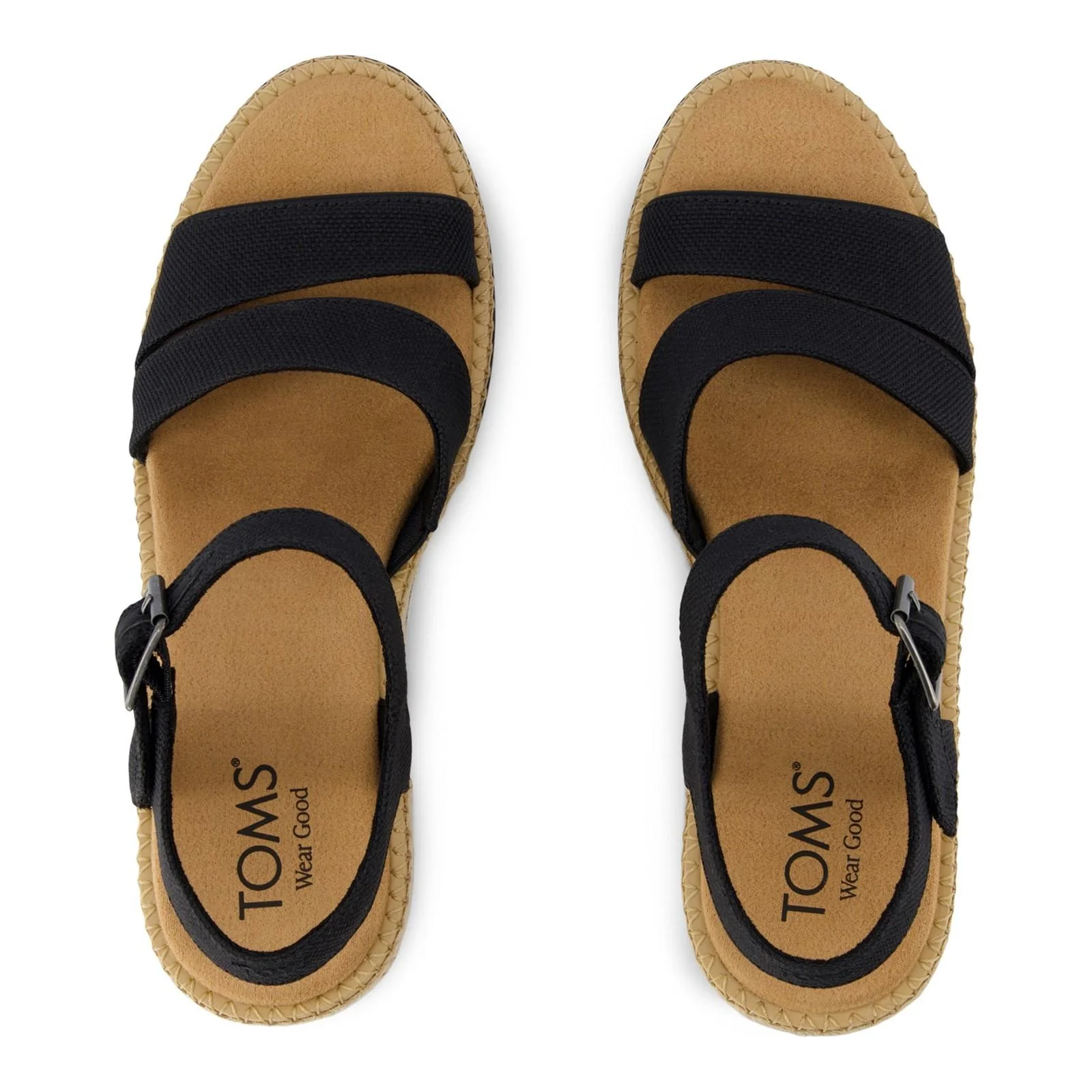 TOMS Womens Darya Sandal Black - Image 4