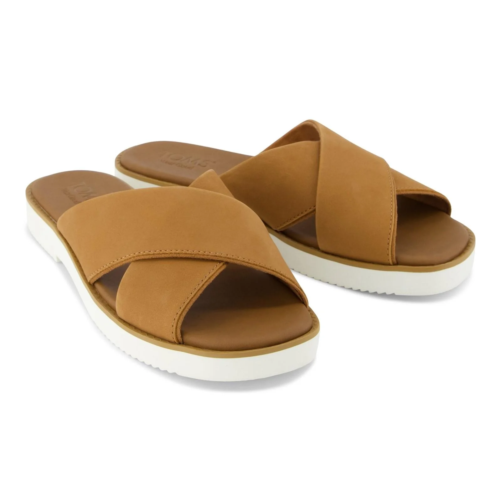TOMS Womens Mae Crossover Sandal Brown - Image 6