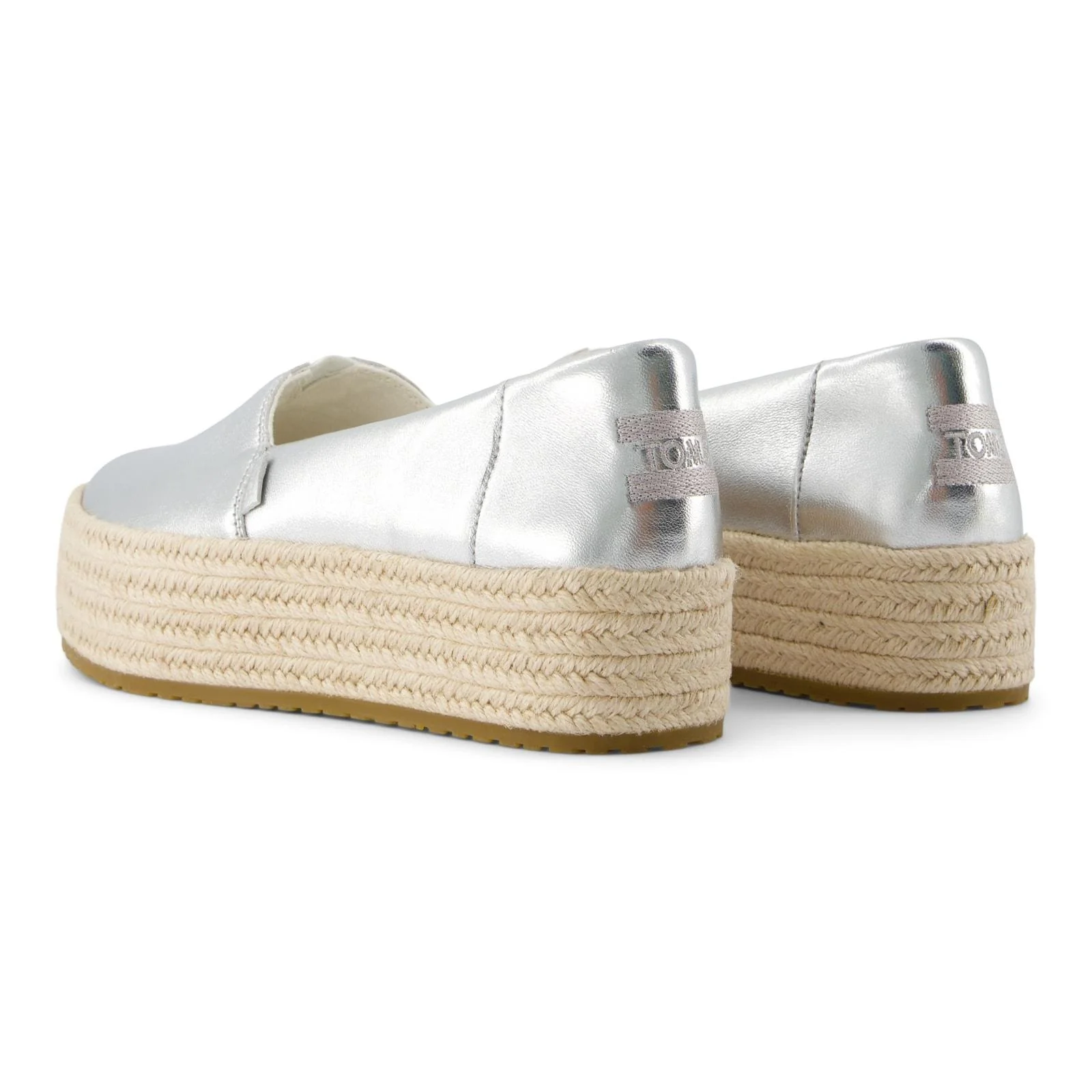 TOMS Womens Valencia Shoe Silver - Image 5