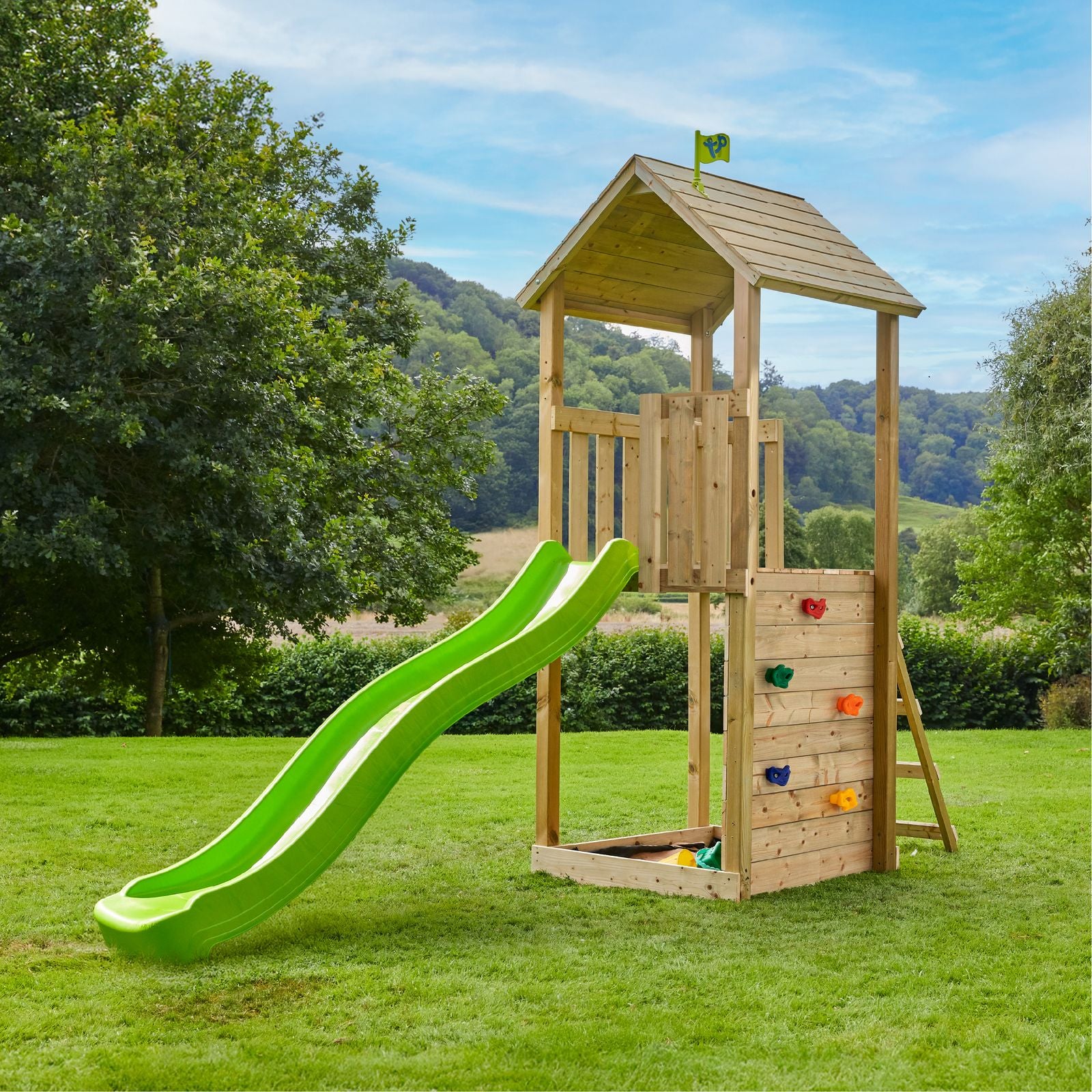 TP Toys Skywood Playtower with Ripple Slide - Image 3