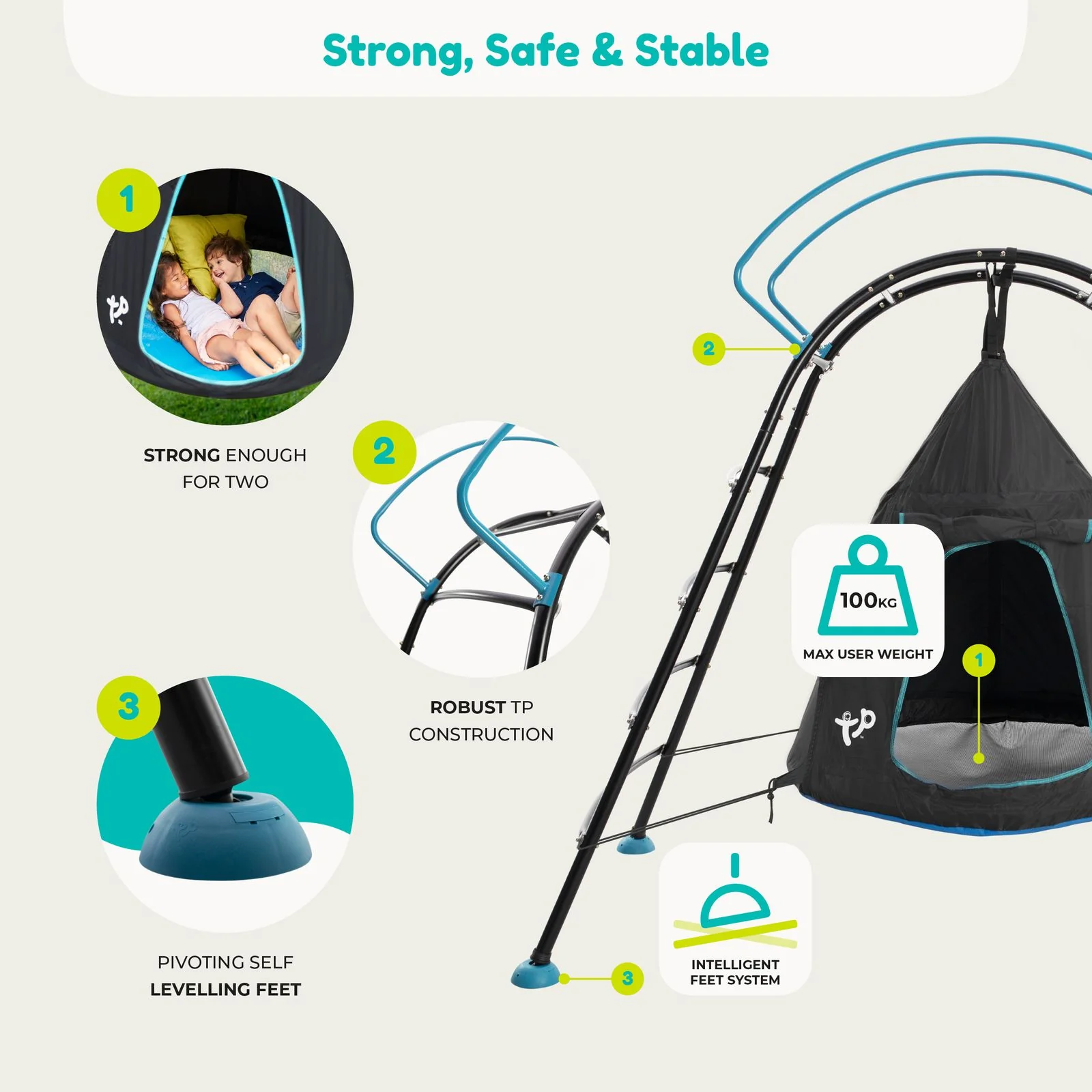 TP Toys UFO Climbing Frame and Den - Image 4