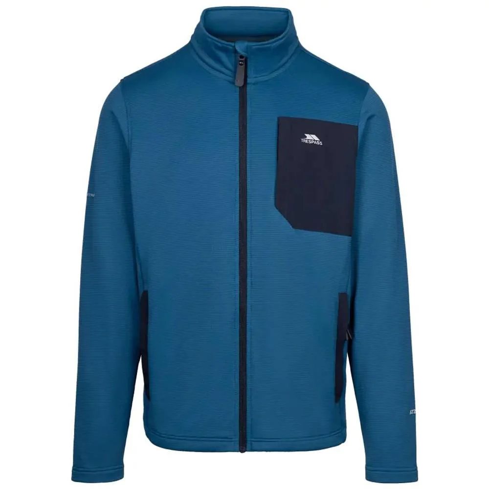 Trespass Mens Arranfore AT200 Fleece Jacket Bondi Blue - Image 3