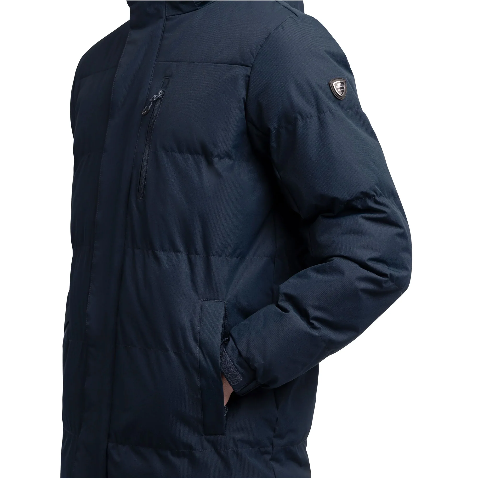 Trespass Mens Clipster Padded Jacket Navy - Image 4
