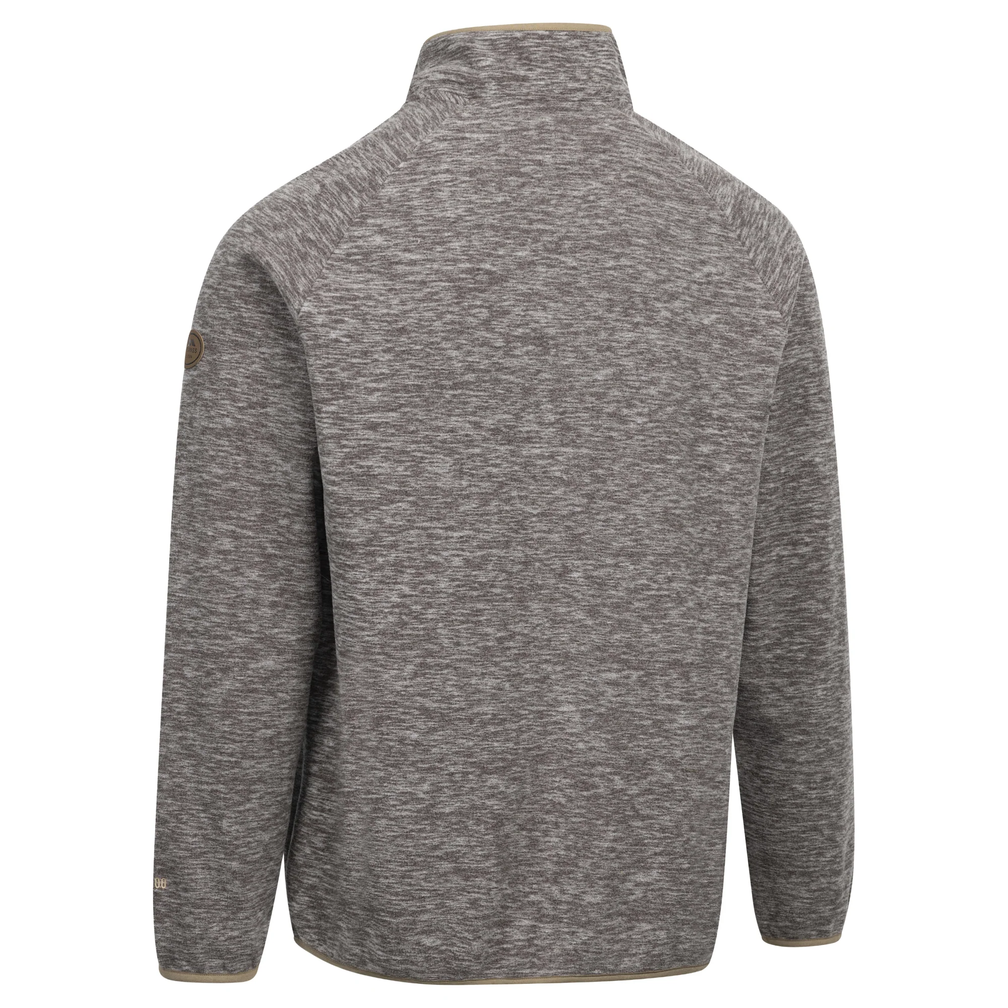 Trespass Mens Cochrane AT300 Fleece Jacket Grey Marl - Image 2