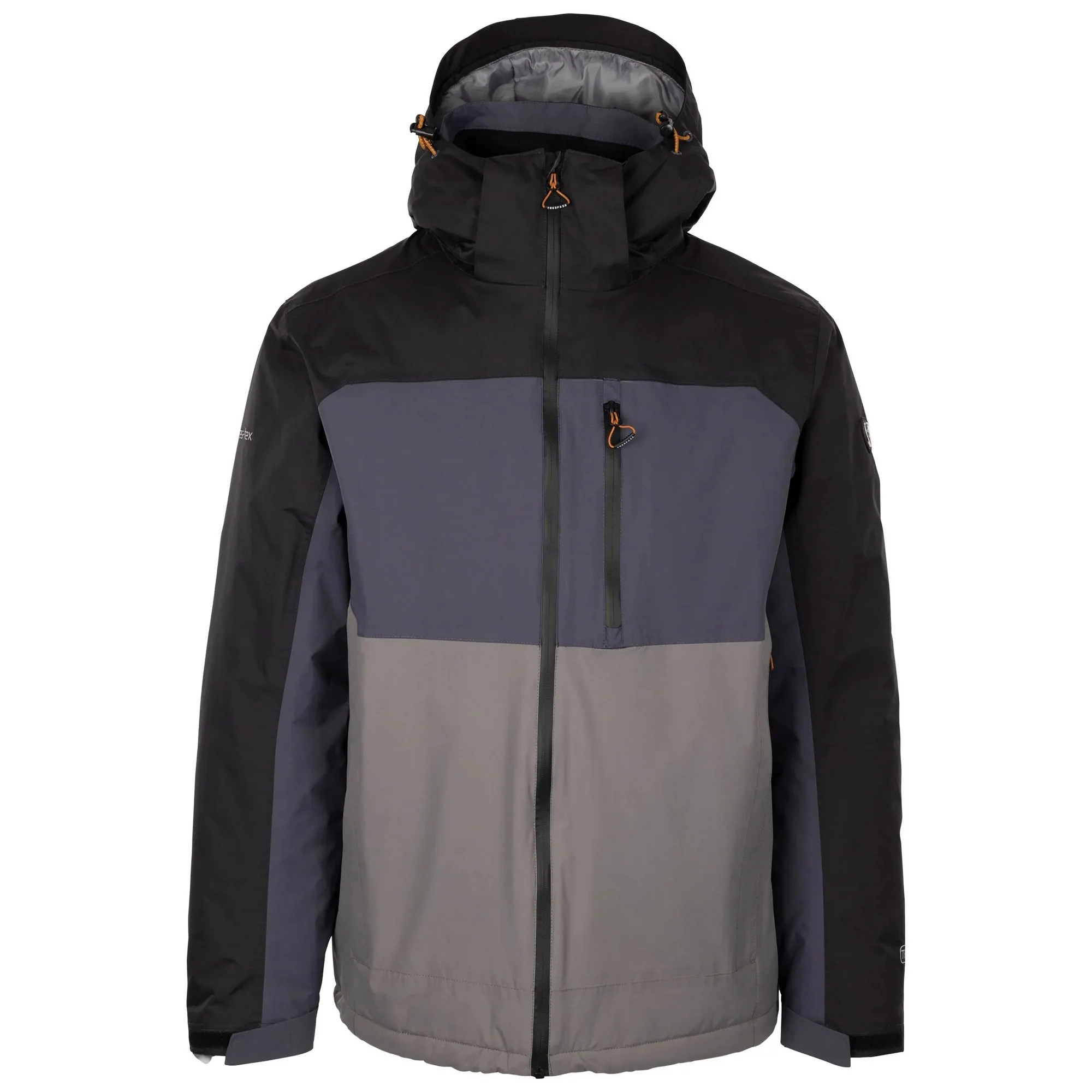Trespass Mens Dulverton Padded Jacket Black - Image 2