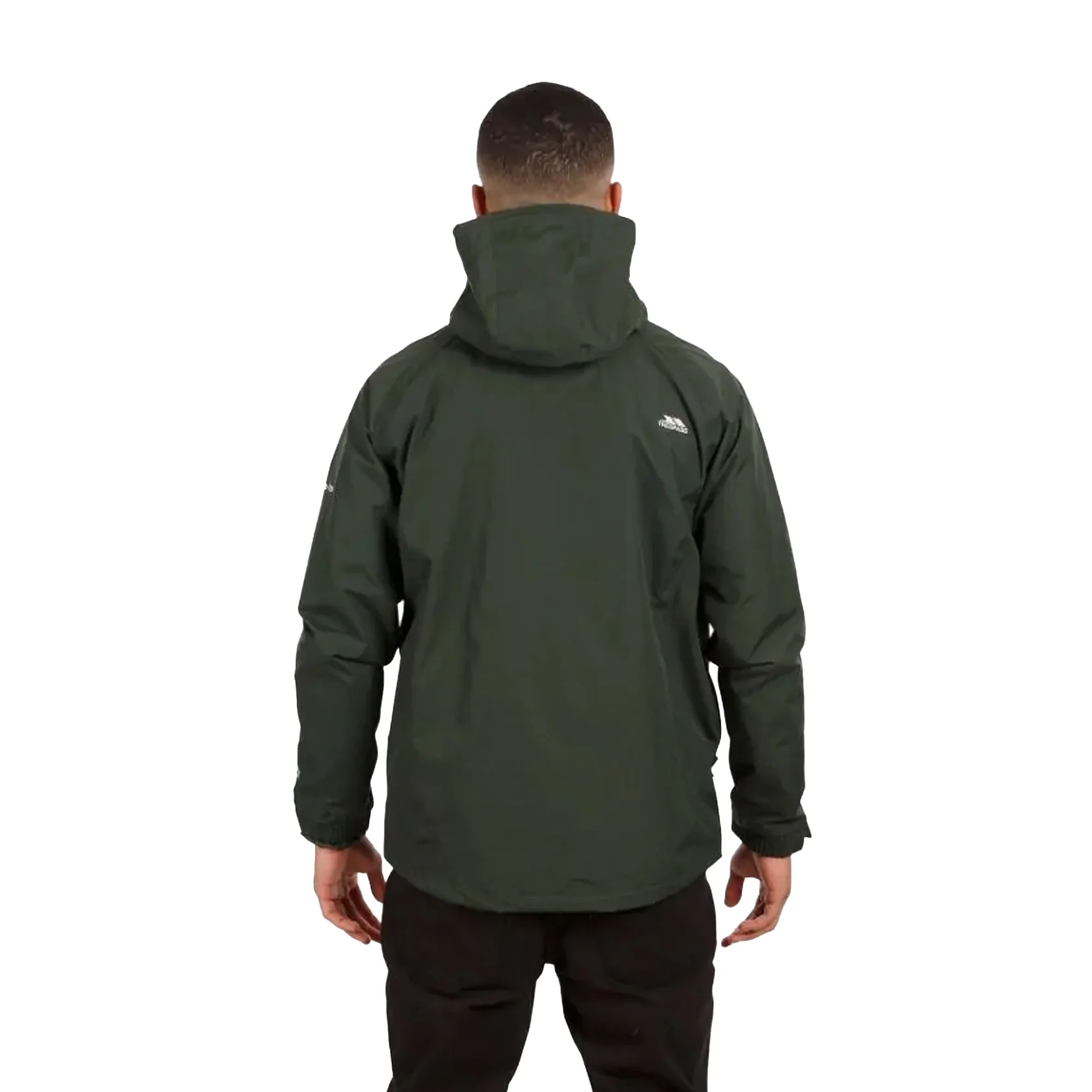 Trespass Mens Edwards II Waterproof Jacket Olive - Image 3