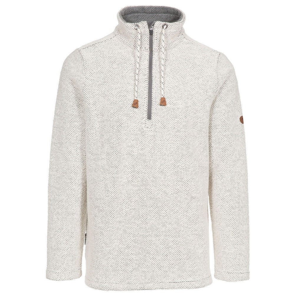 Trespass Mens Falmouthfloss Sweatshirt Off White - Image 3
