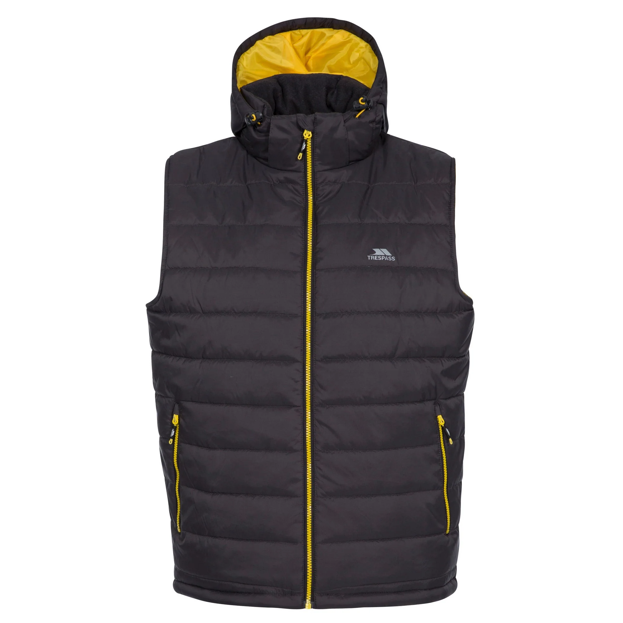 Trespass Mens Franklyn Padded Gilet Dark Grey - Image 3
