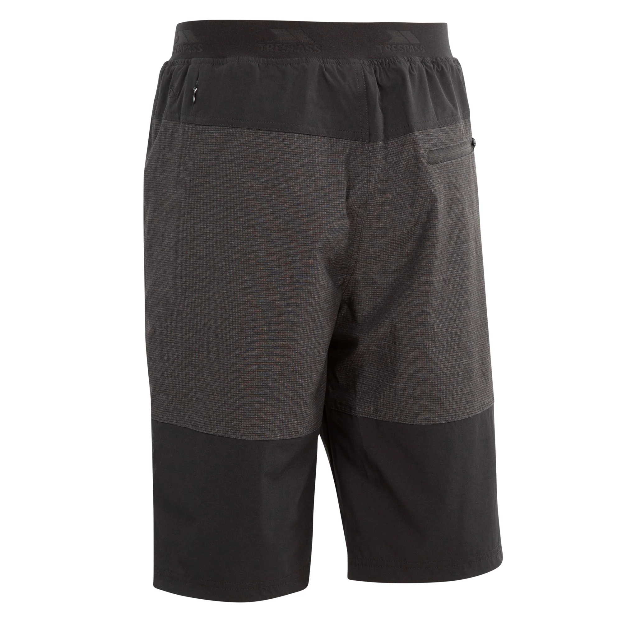 Trespass Mens Hainford Shorts Black - Image 3