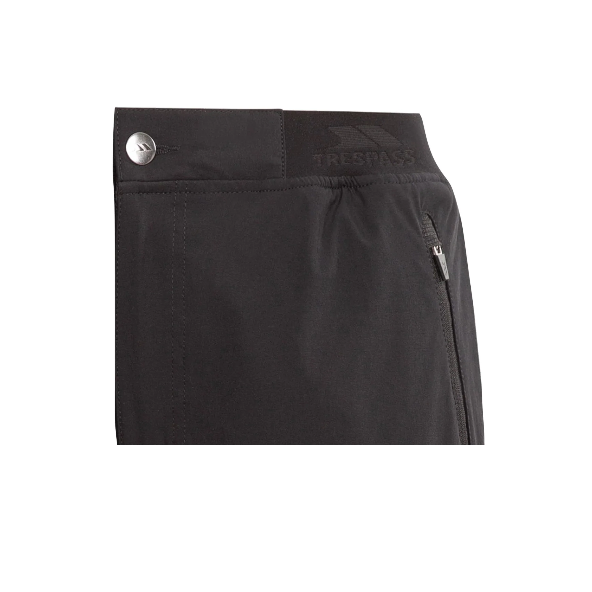 Trespass Mens Hainford Shorts Black - Image 4