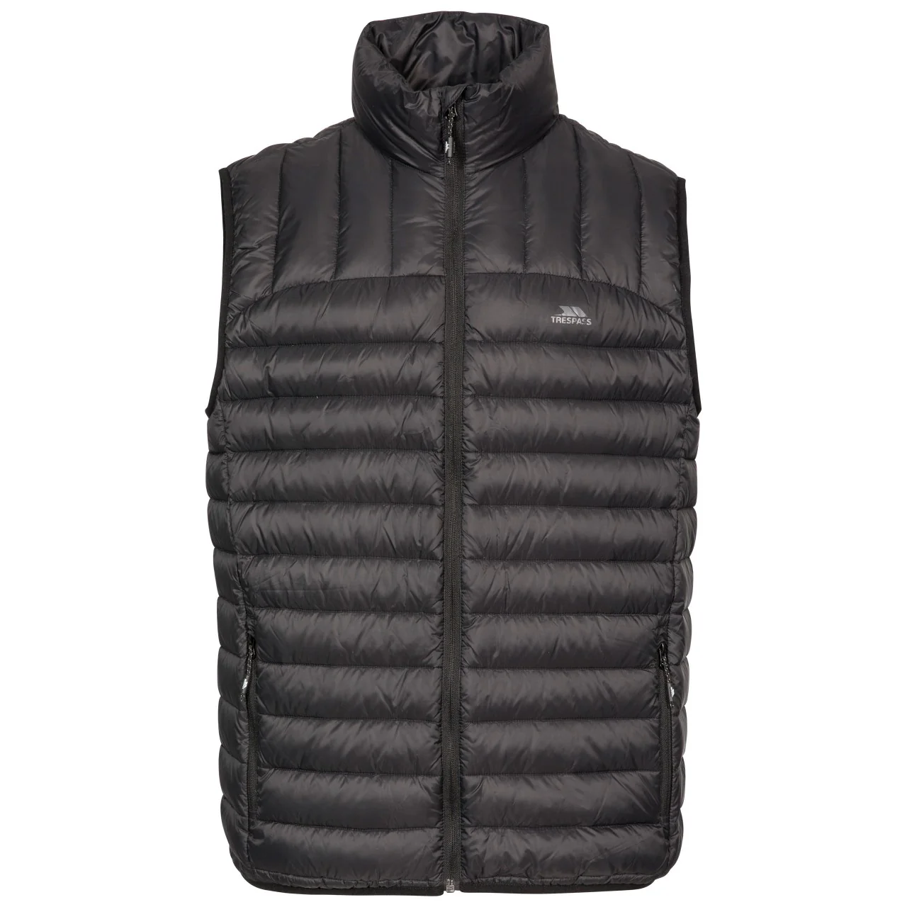 Trespass Mens Hoppers Down Gilet Black