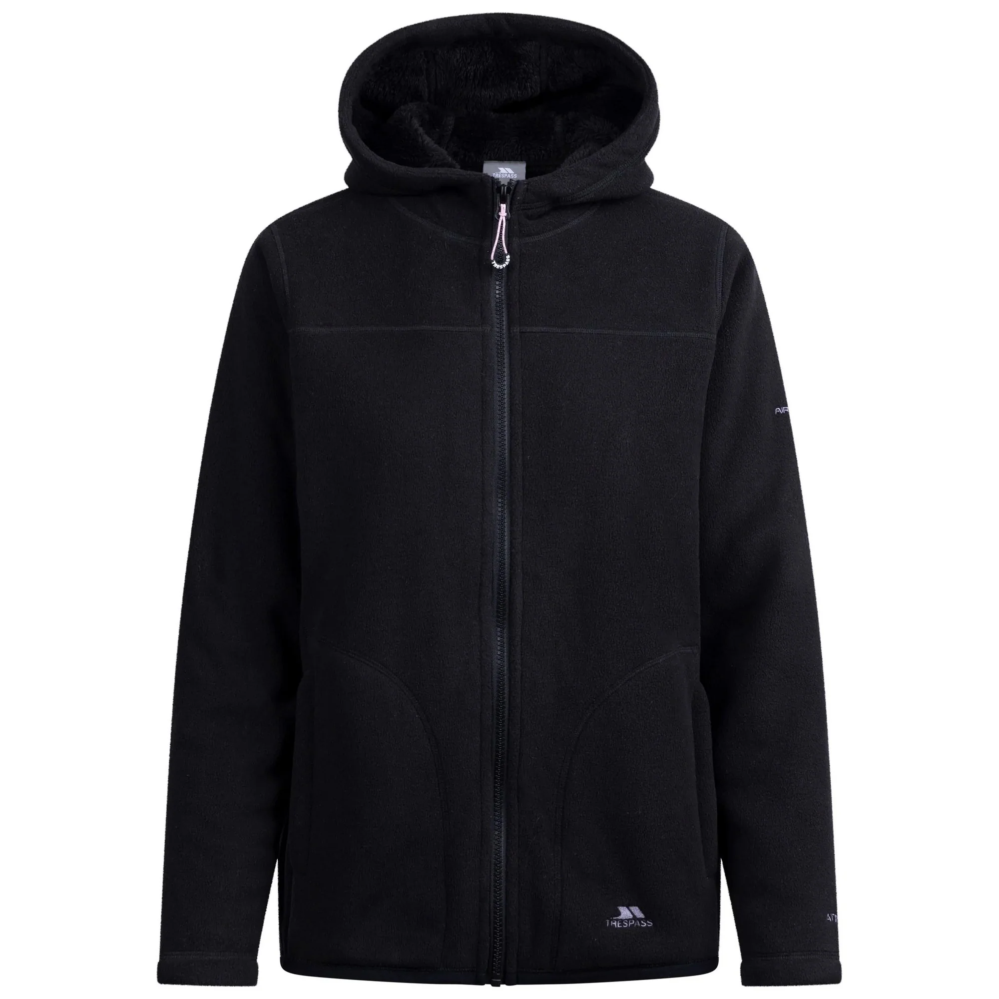Trespass Womens Backstay Fleece Jacket Black - Image 3