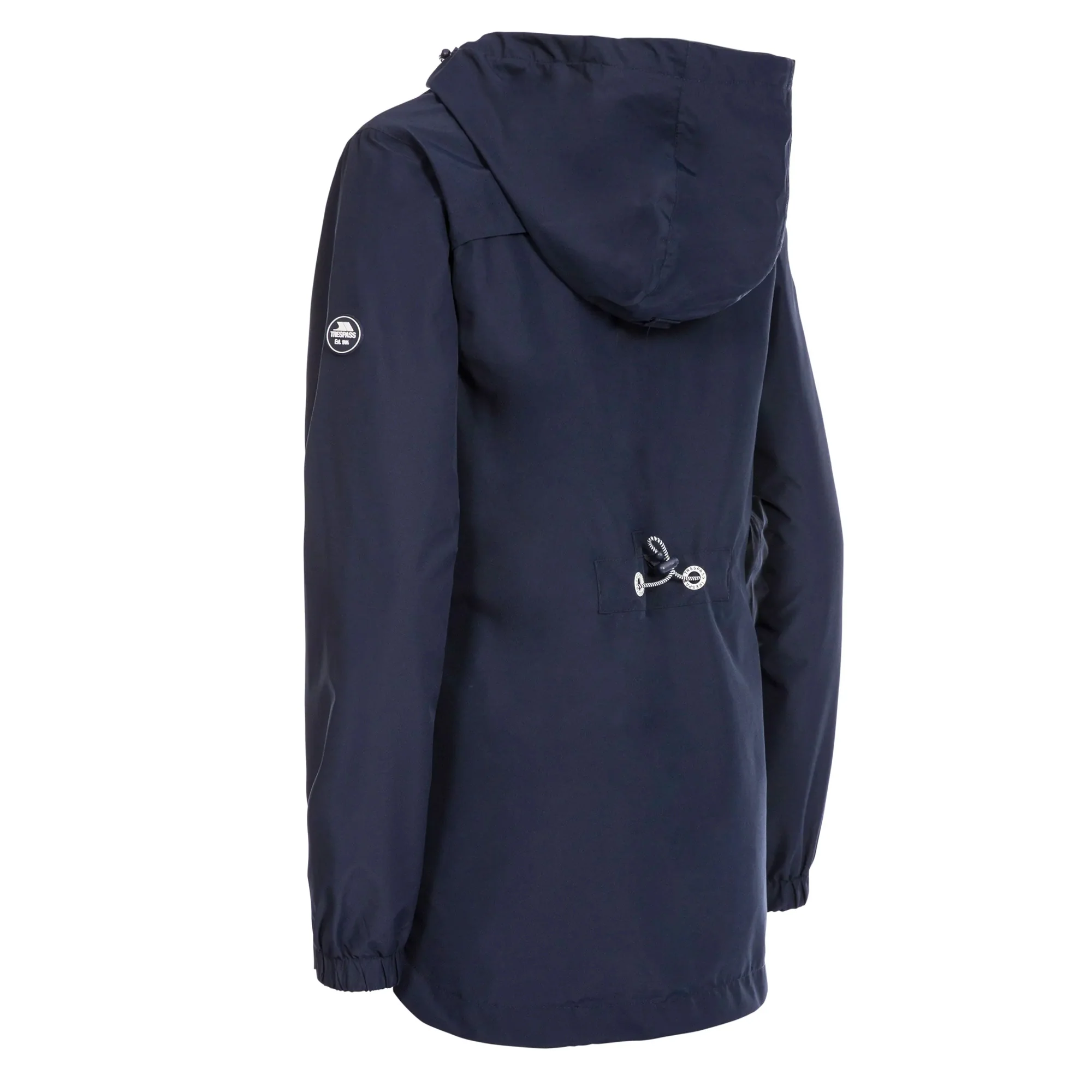 Trespass Womens Flourish Waterproof Jacket Navy - Image 2