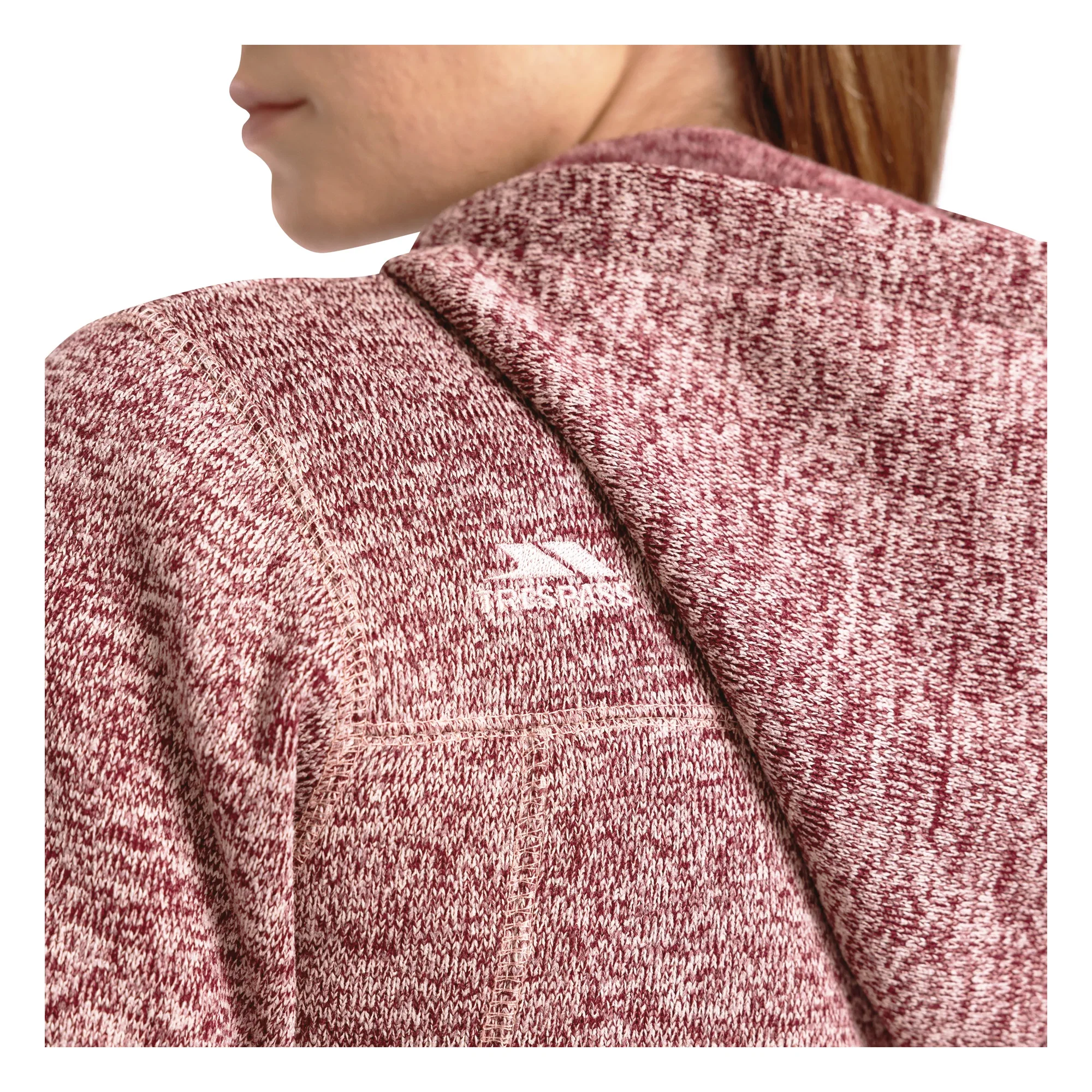 Trespass Womens Odelia Fleece Jacket Rose Tone - Image 4