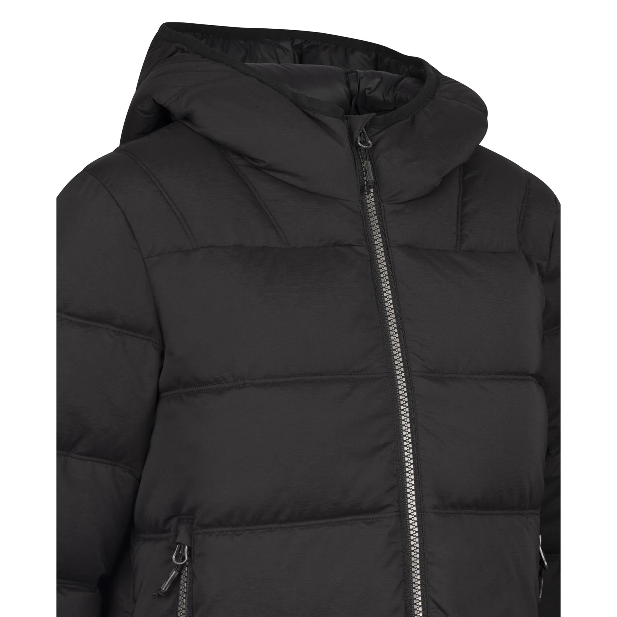 Trespass Womens Rollins Hooded Jacket Black - Image 4