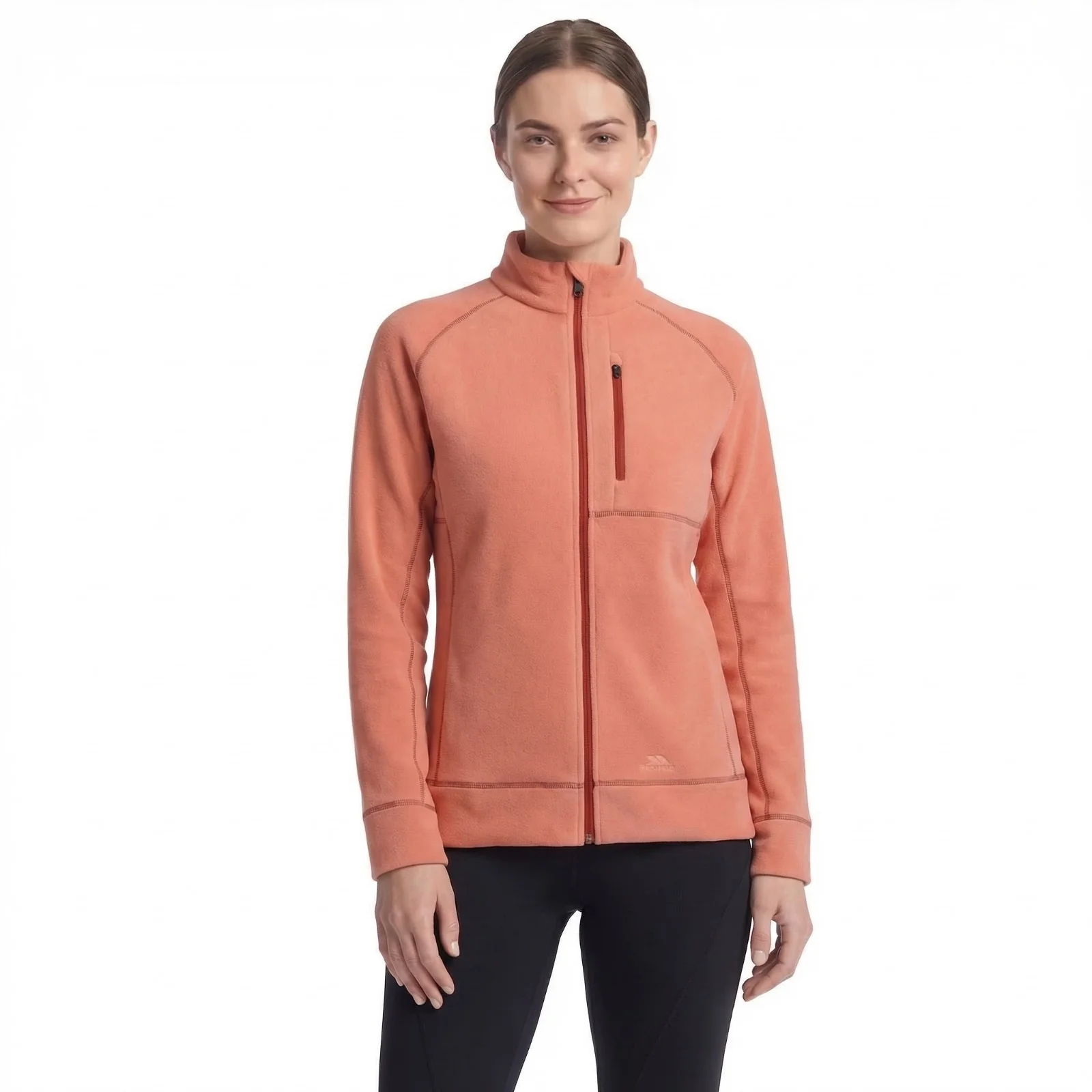 Trespass Womens Script AT200 Fleece Jacket Burnt Sienna