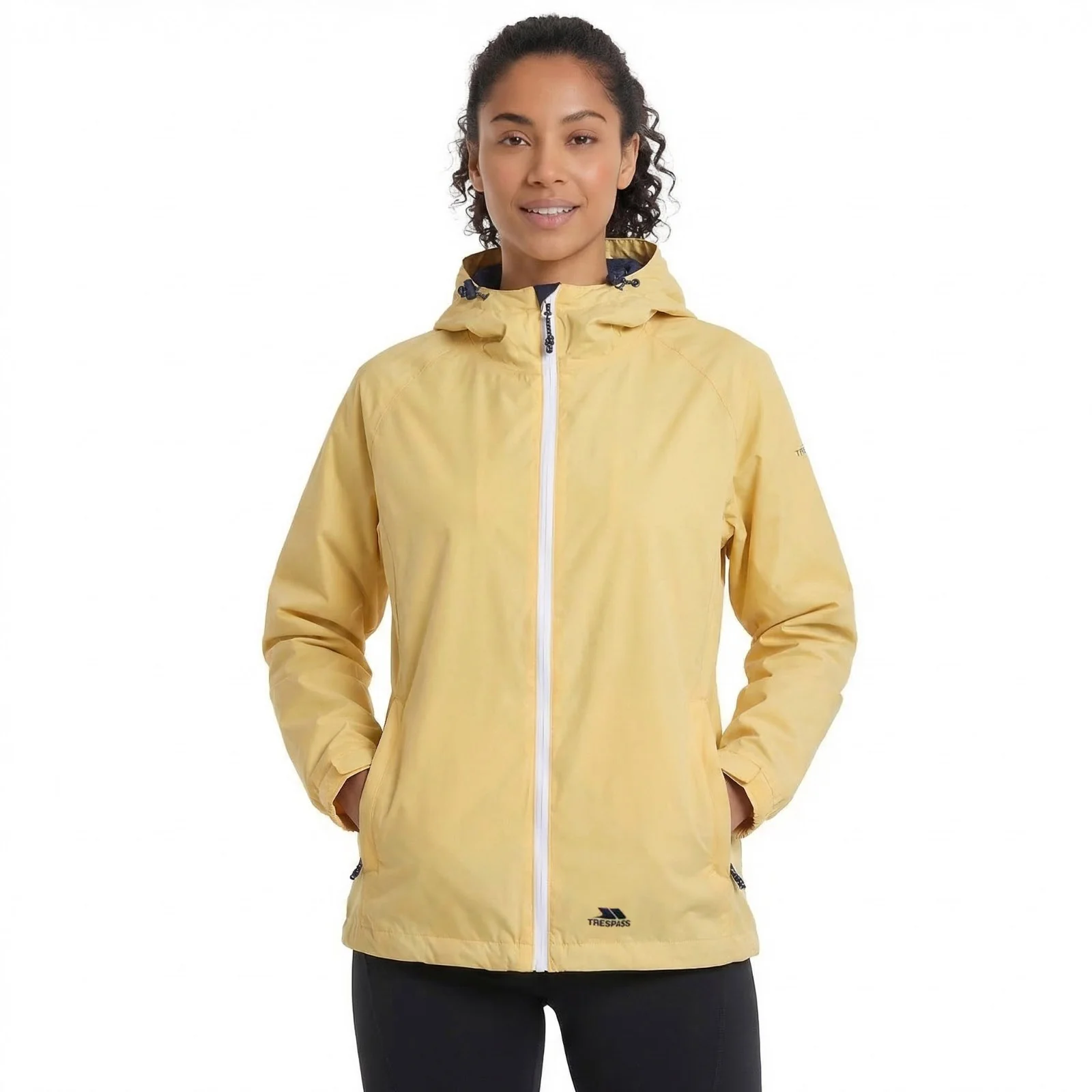 Trespass Womens Tayah II Waterproof Jacket Pale Maize