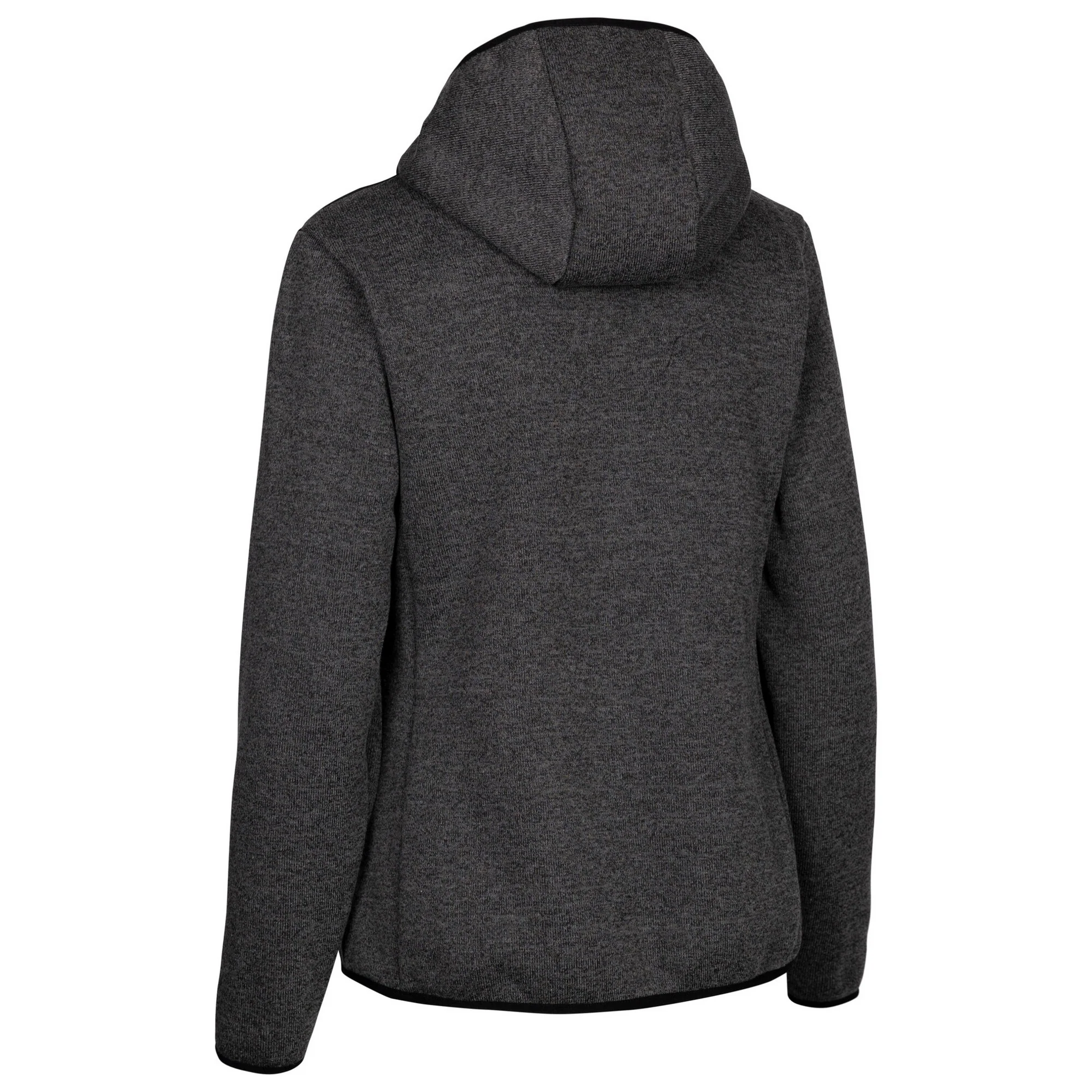 Trespass Womens Tierra Fleece Jacket Grey Marl - Image 2