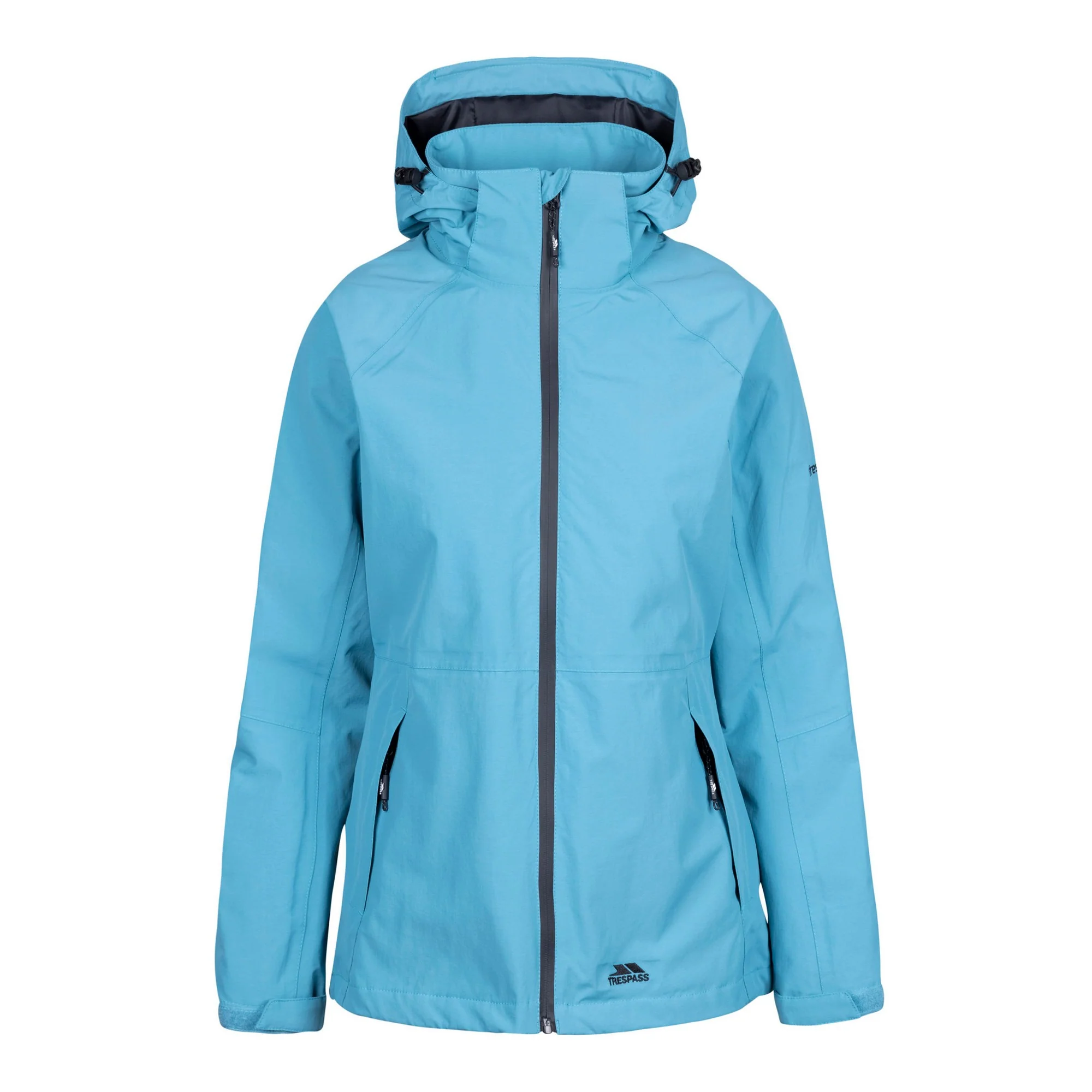 Trespass Womens Tilbury TP75 Waterproof Jacket Storm Blue - Image 2