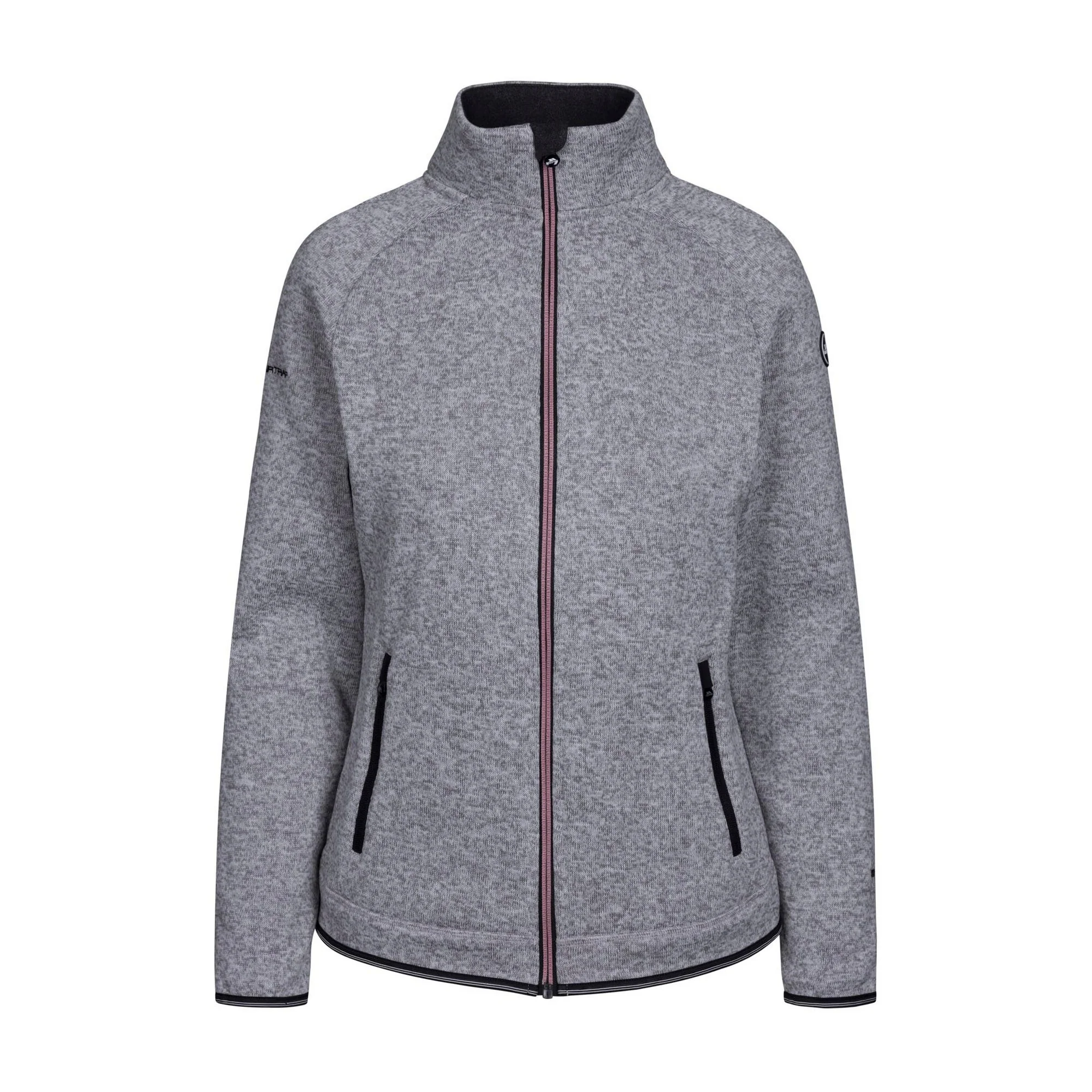 Trespass Womens Toddy AT200 Fleece Jacket Grey Marl - Image 3