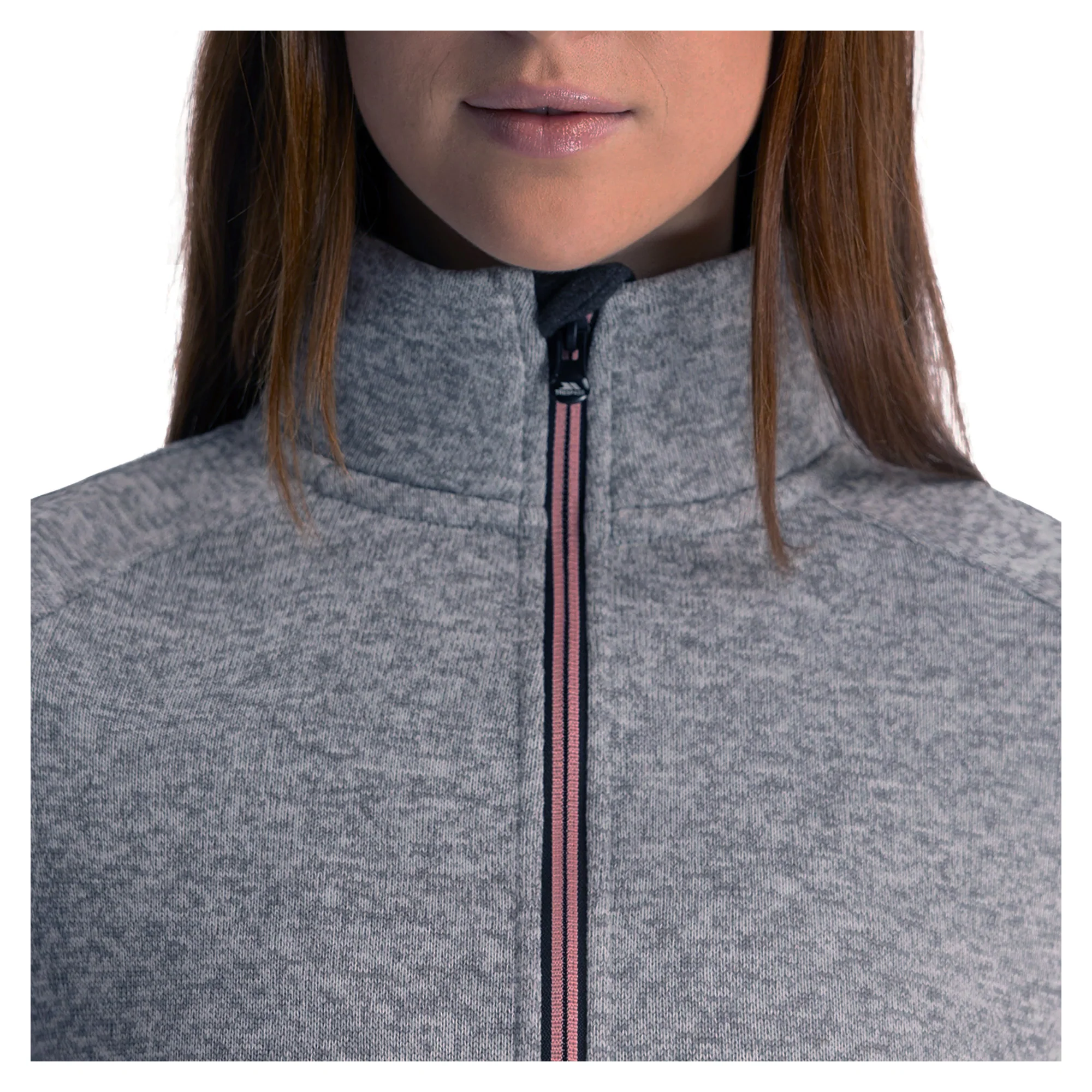 Trespass Womens Toddy AT200 Fleece Jacket Grey Marl - Image 4