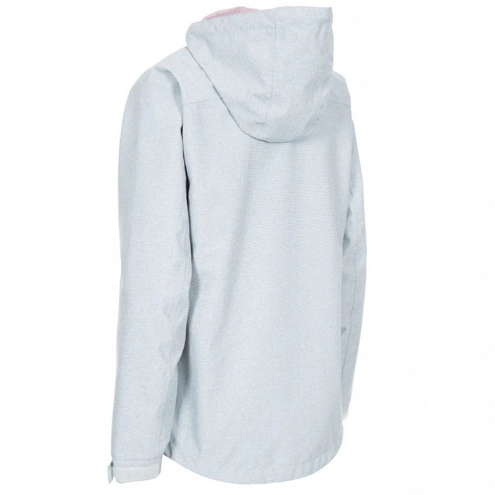 Trespass Womens Virtual Waterproof Jacket Grey Marl - Image 2