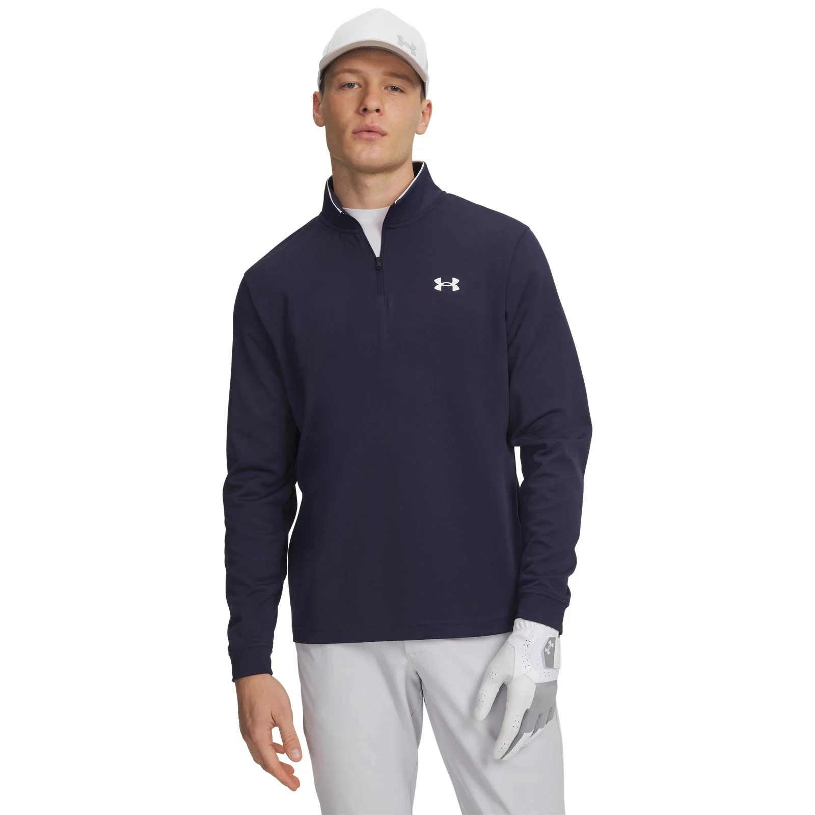 Under Armour Golf Match Play Mens Half-Zip Long Sleeved Top
