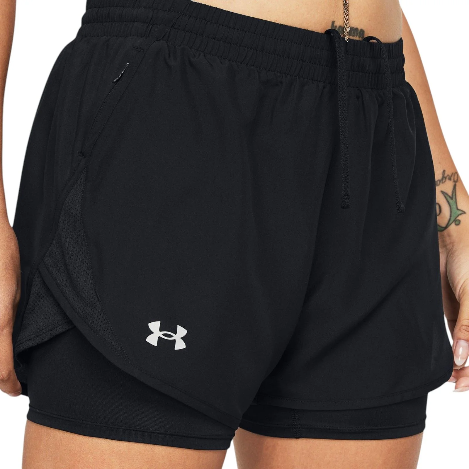 Under Armour Fly-By Womens Lightweight 2-in-1 Shorts - Image 5