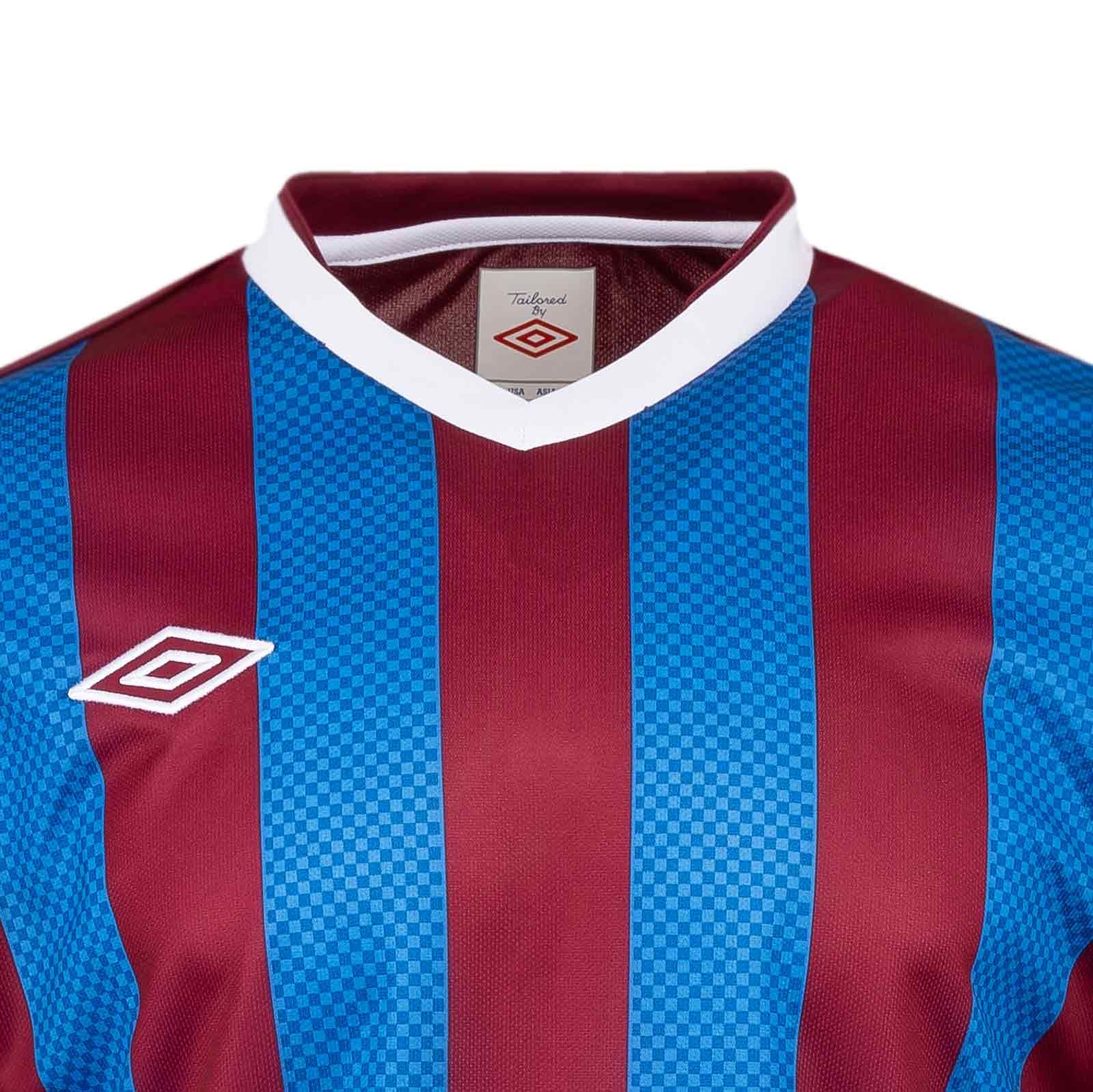 Umbro Checker Stripe Kids Short Sleeve Training Jersey - Image 3